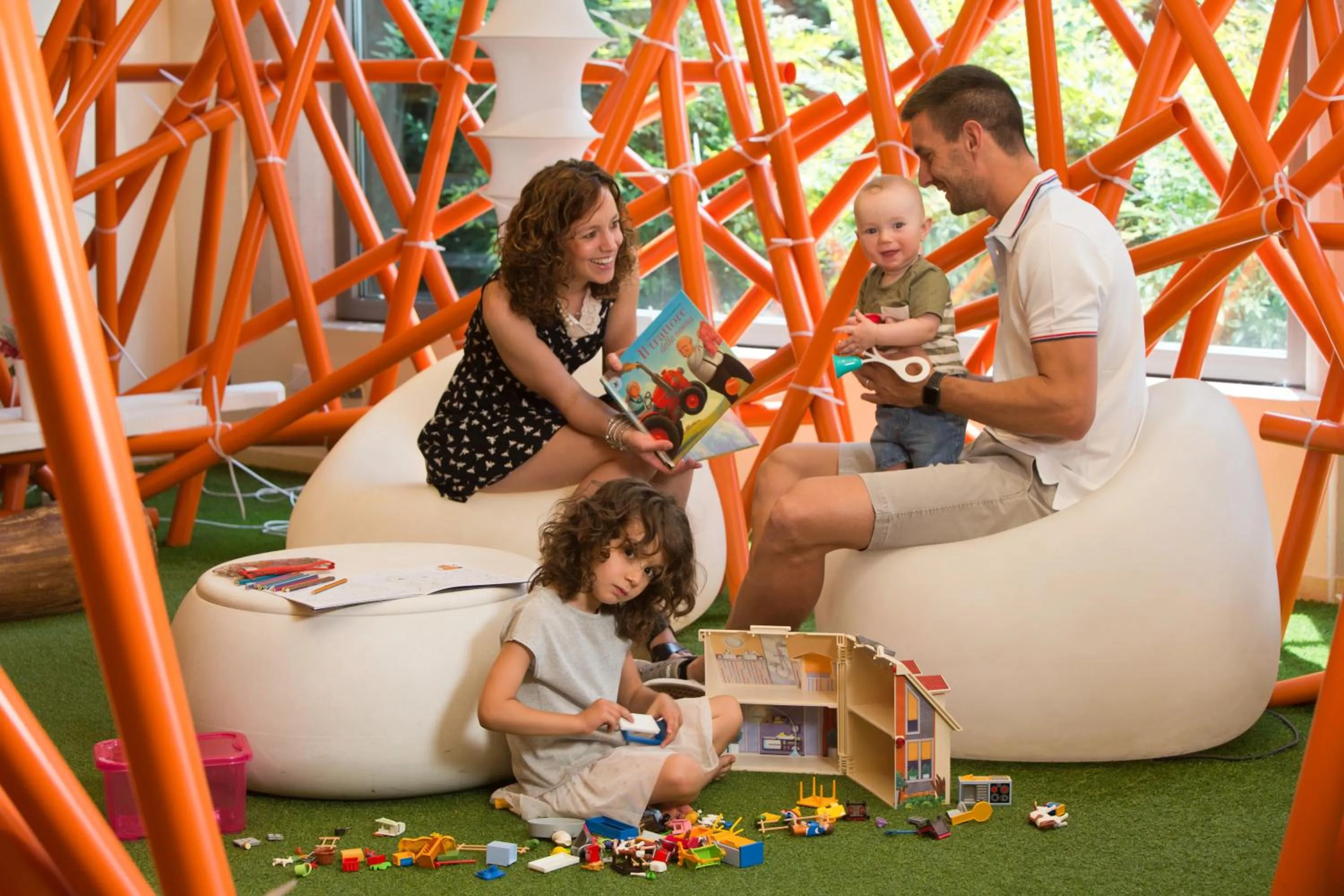 Lobby or reception in Hotel Montemezzi