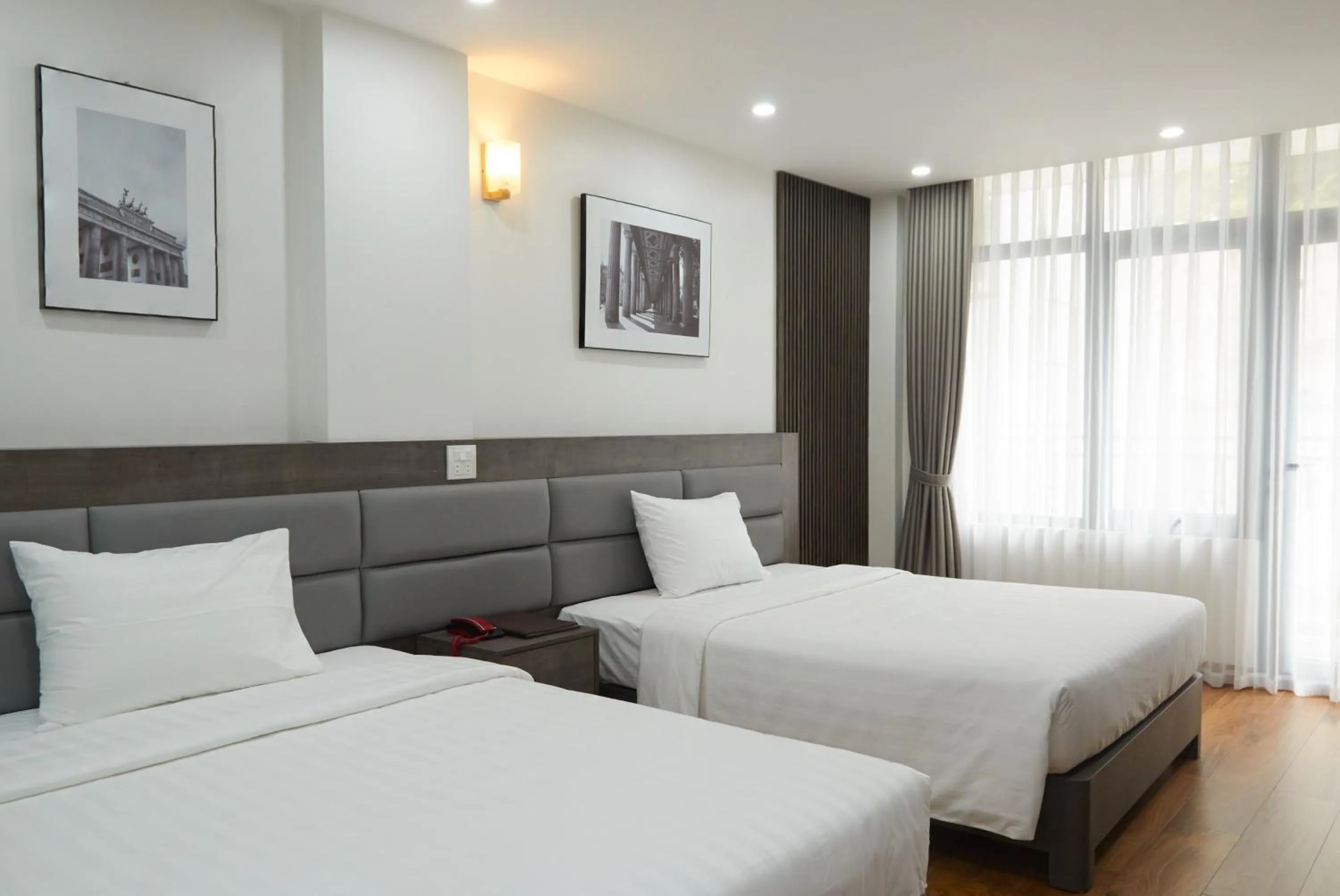 Bed in Van Nam Hotel