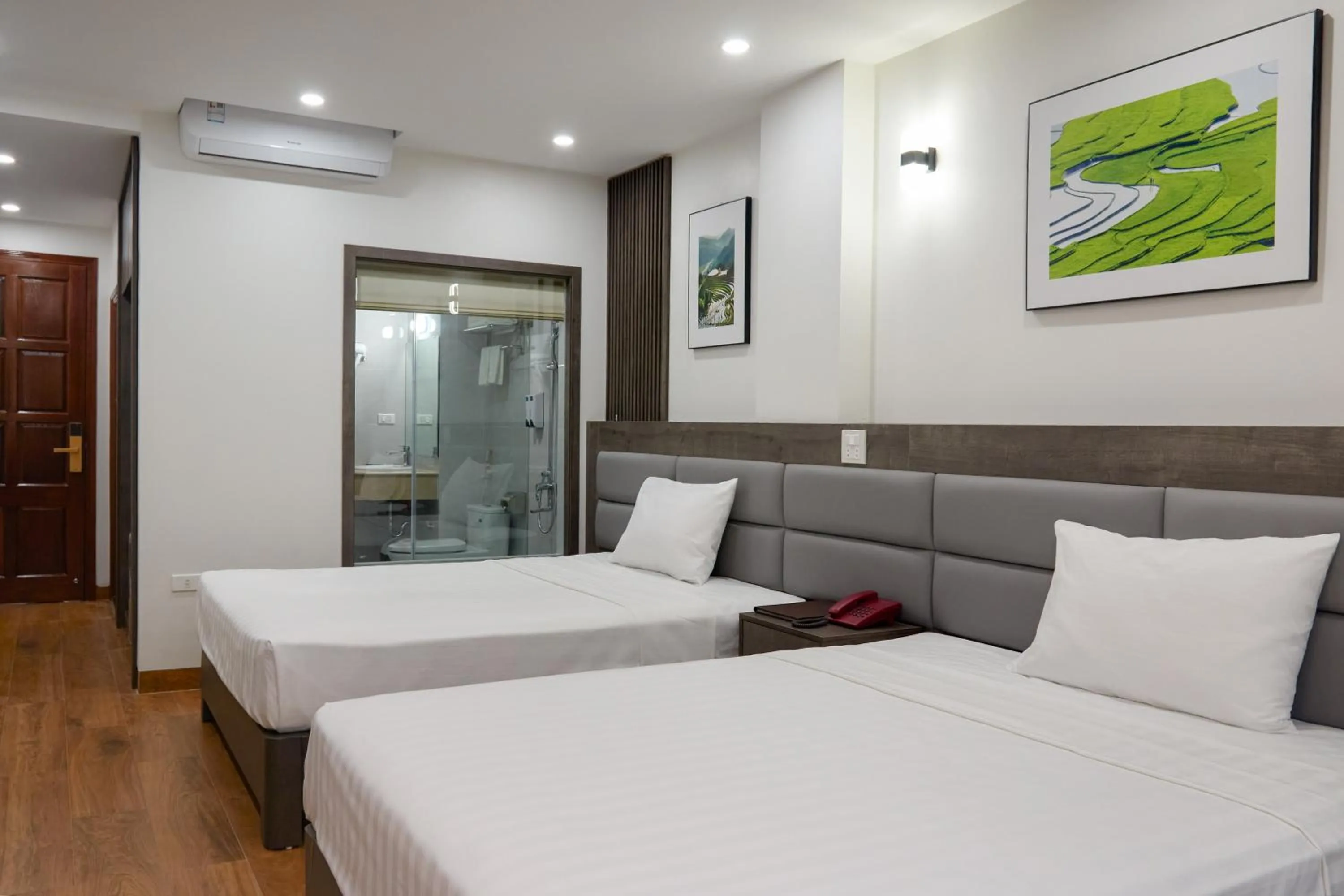 Bed in Van Nam Hotel