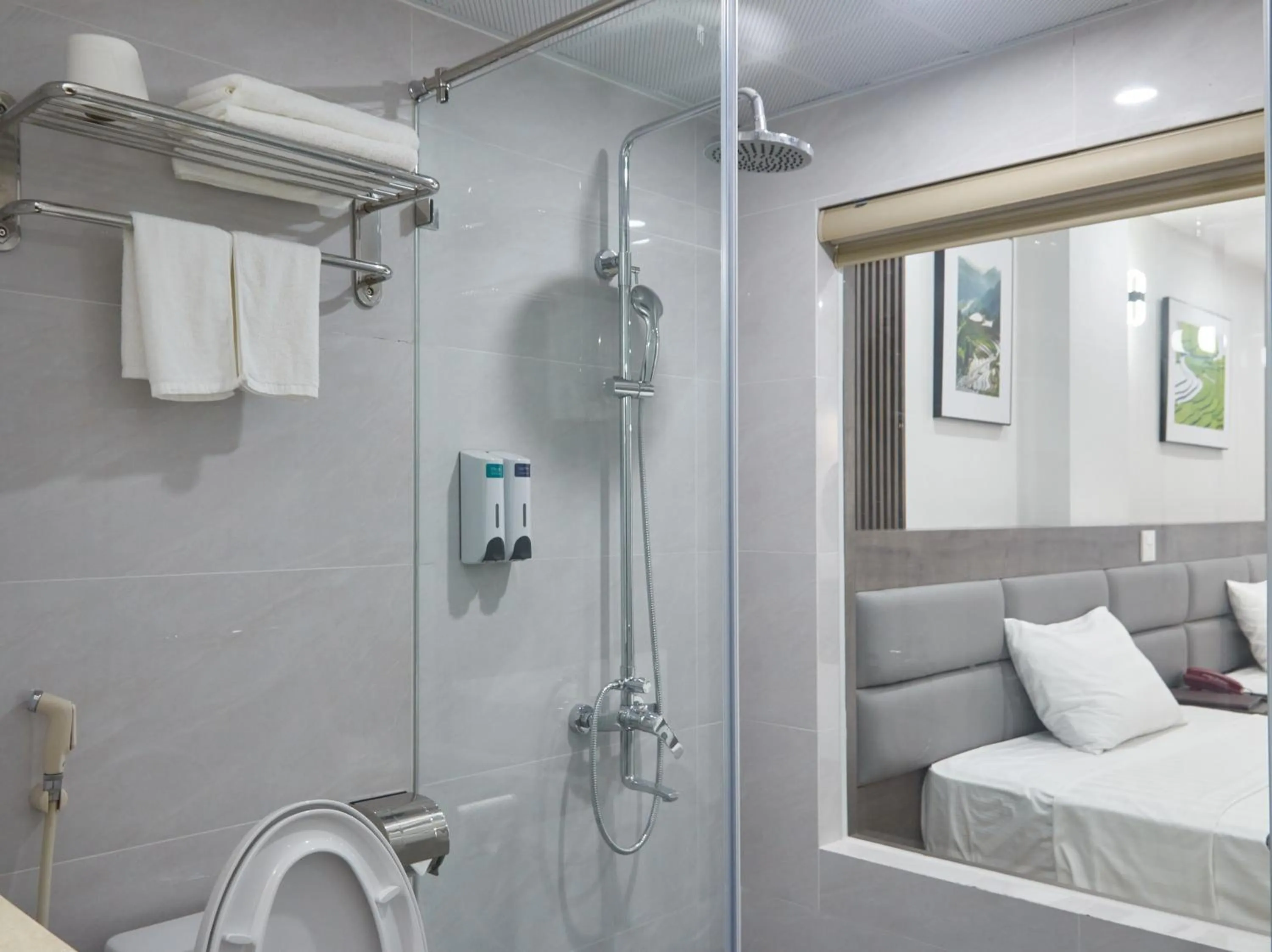 Bathroom in Van Nam Hotel