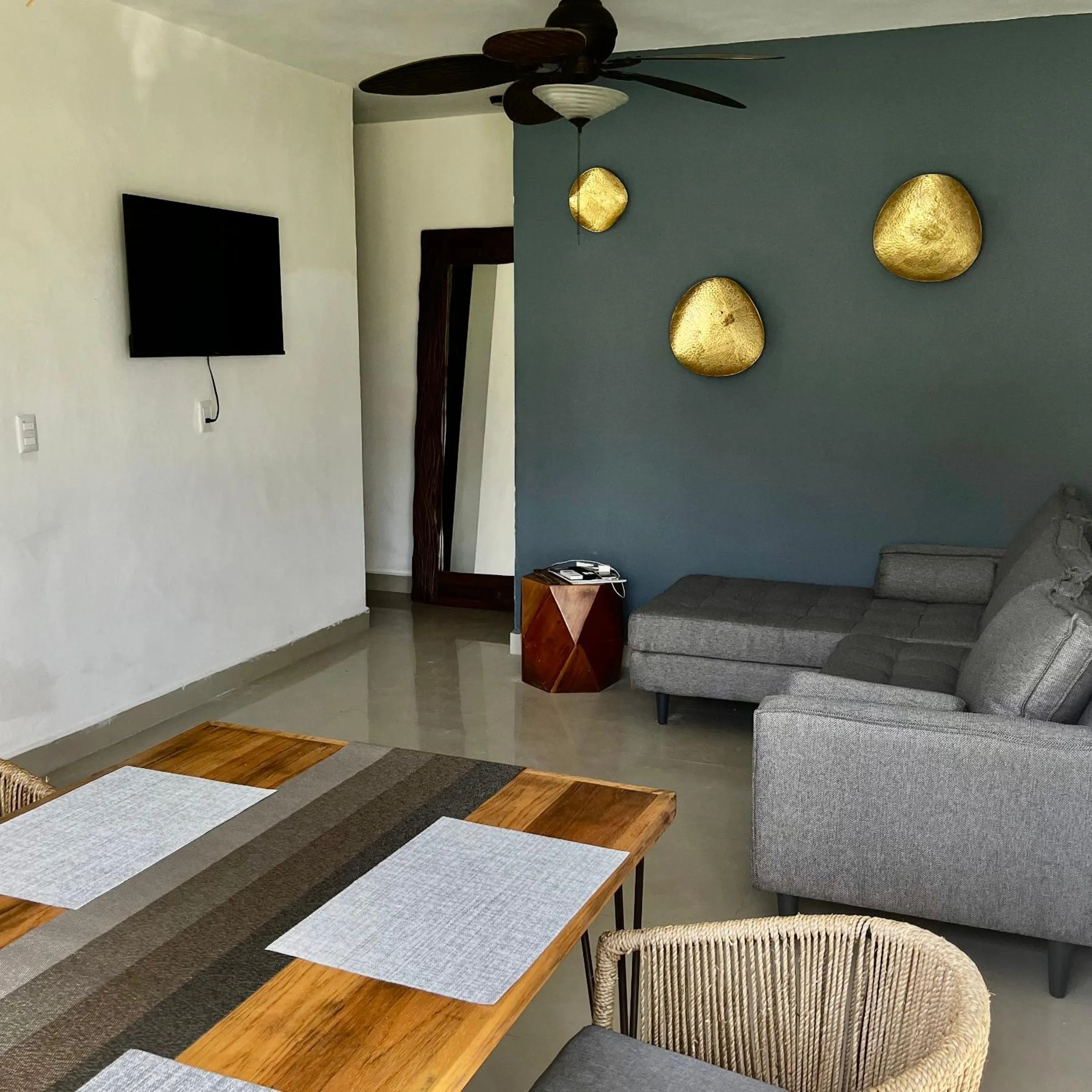 Living room in Condominio en ZH Cancun