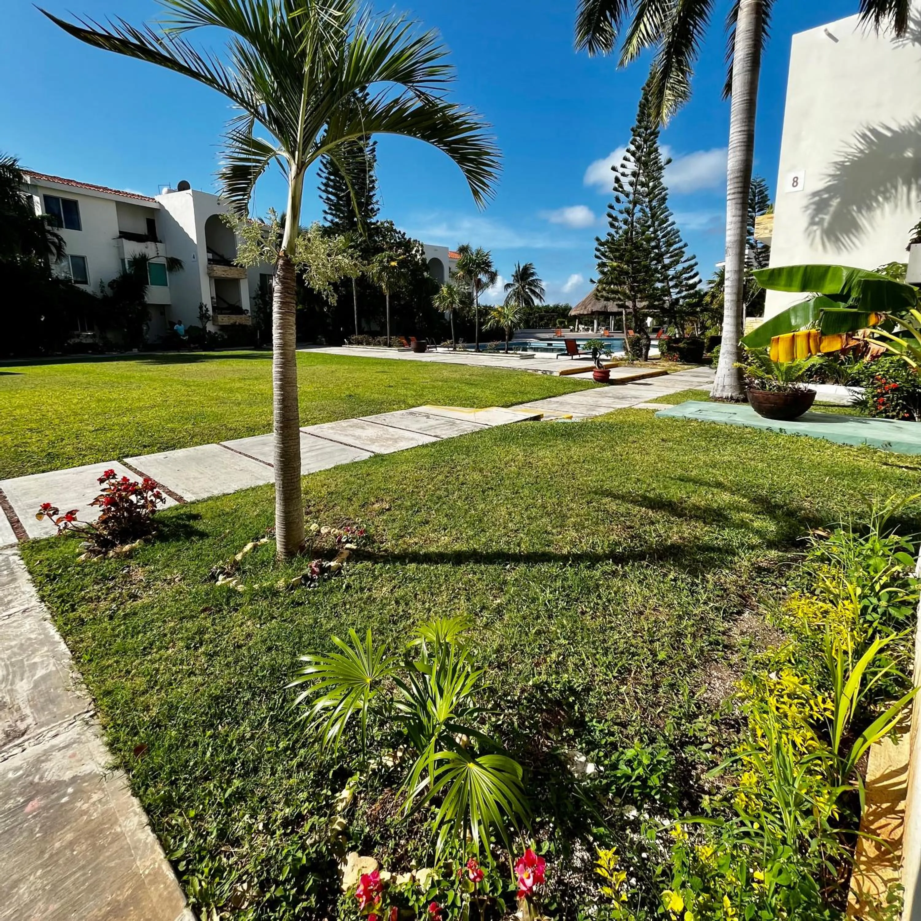 Garden in Condominio en ZH Cancun