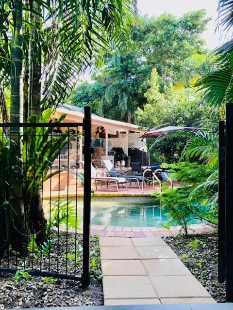 Pool view in South Pacific Bed & Breakfast