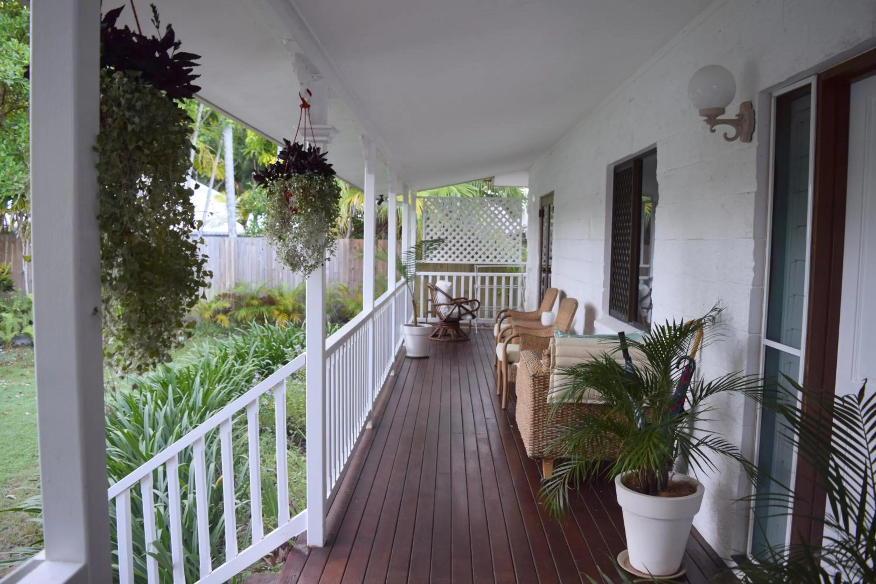 Balcony/Terrace in South Pacific Bed & Breakfast