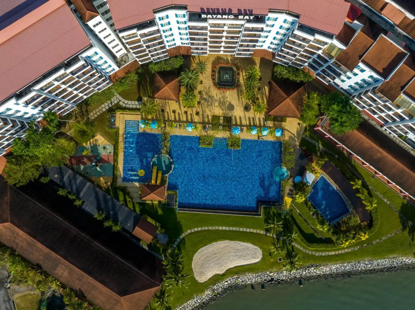 Property building in Dayang Bay Resort Langkawi Property building in Dayang Bay Resort Langkawi
