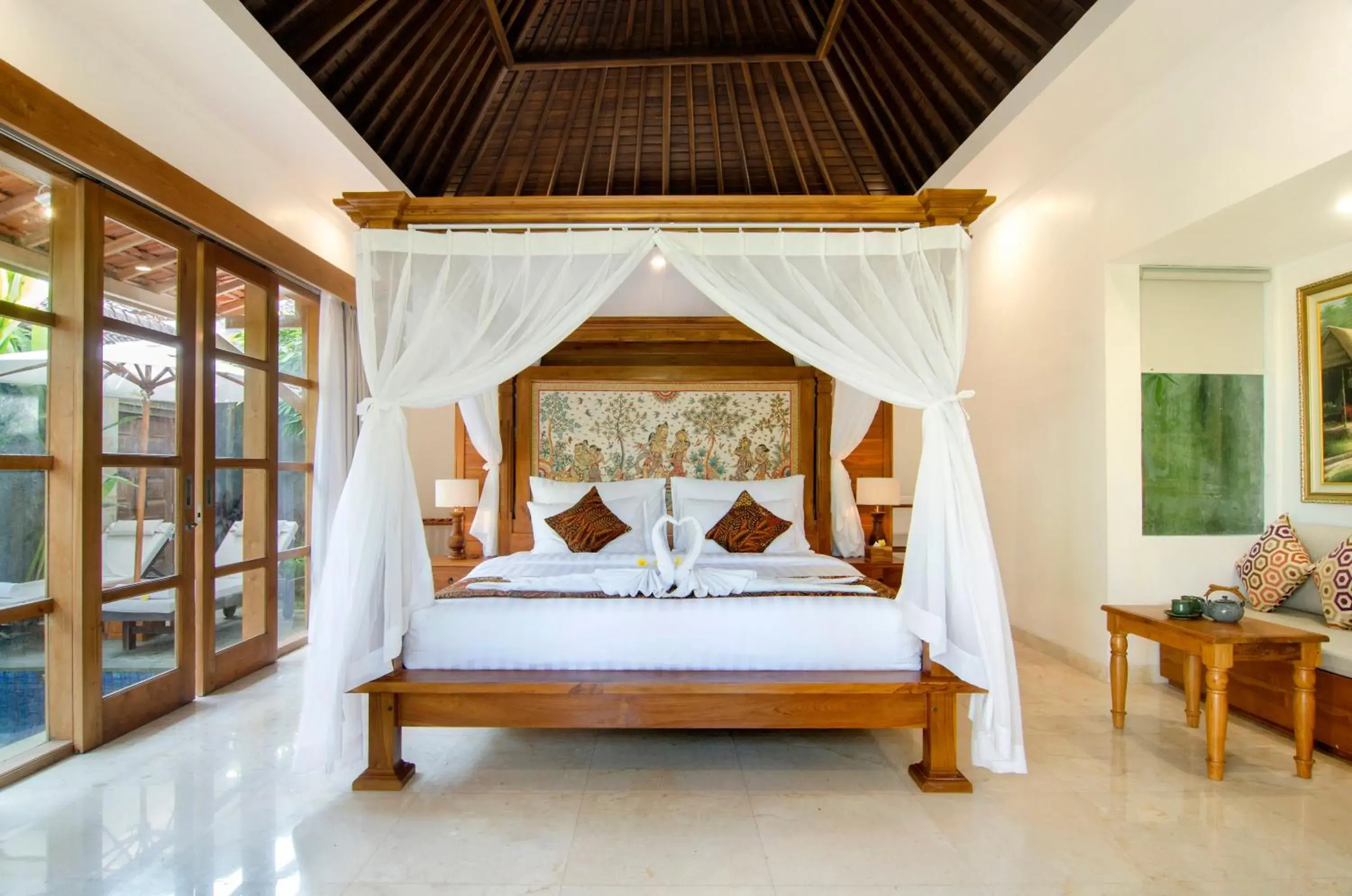 Bed in Danakha Villa Ubud Bed in Danakha Villa Ubud