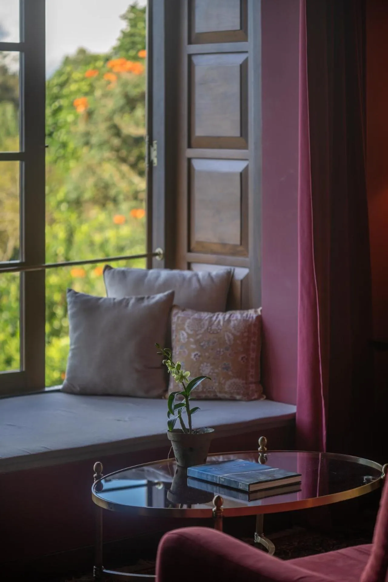 Seating area in Kandy Dendrobium House