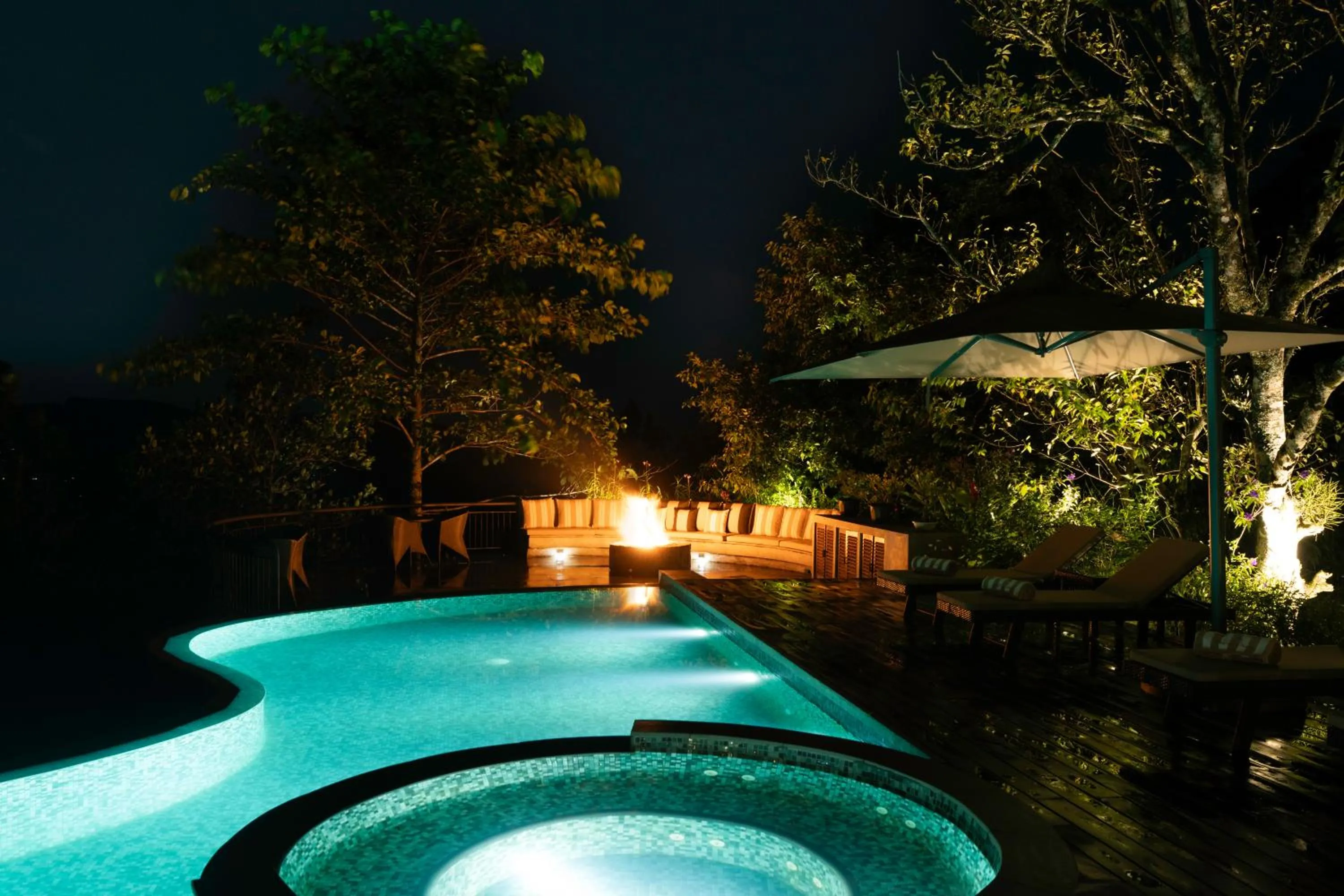 Swimming pool in Kandy Dendrobium House