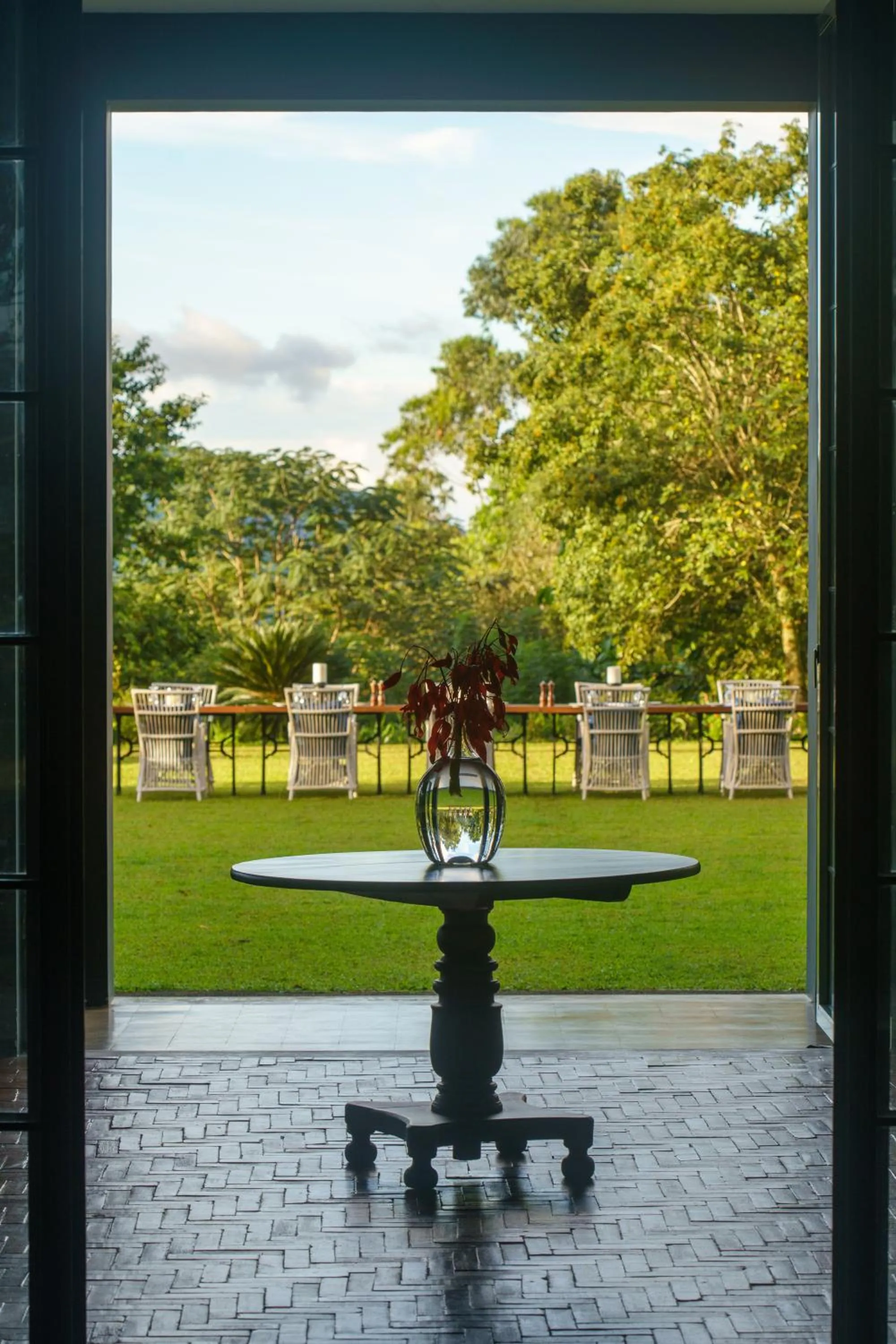 Garden in Kandy Dendrobium House