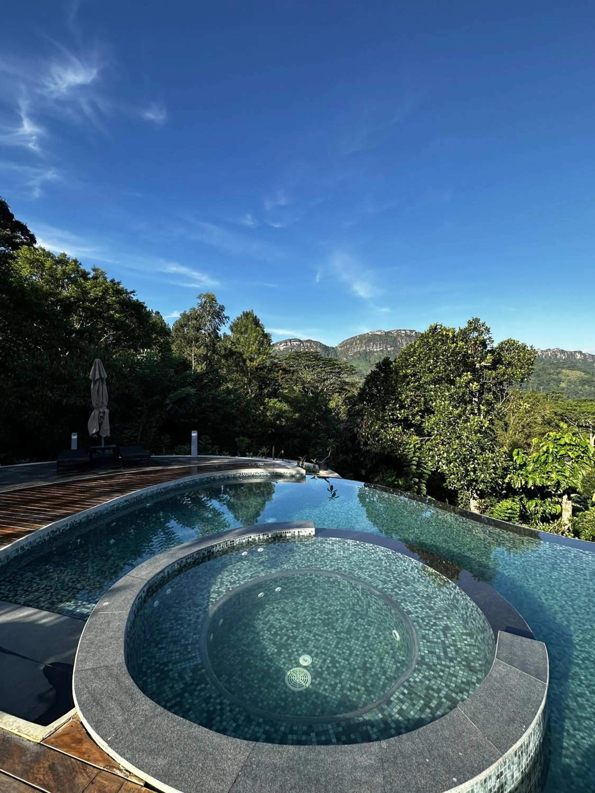 Pool view in Kandy Dendrobium House