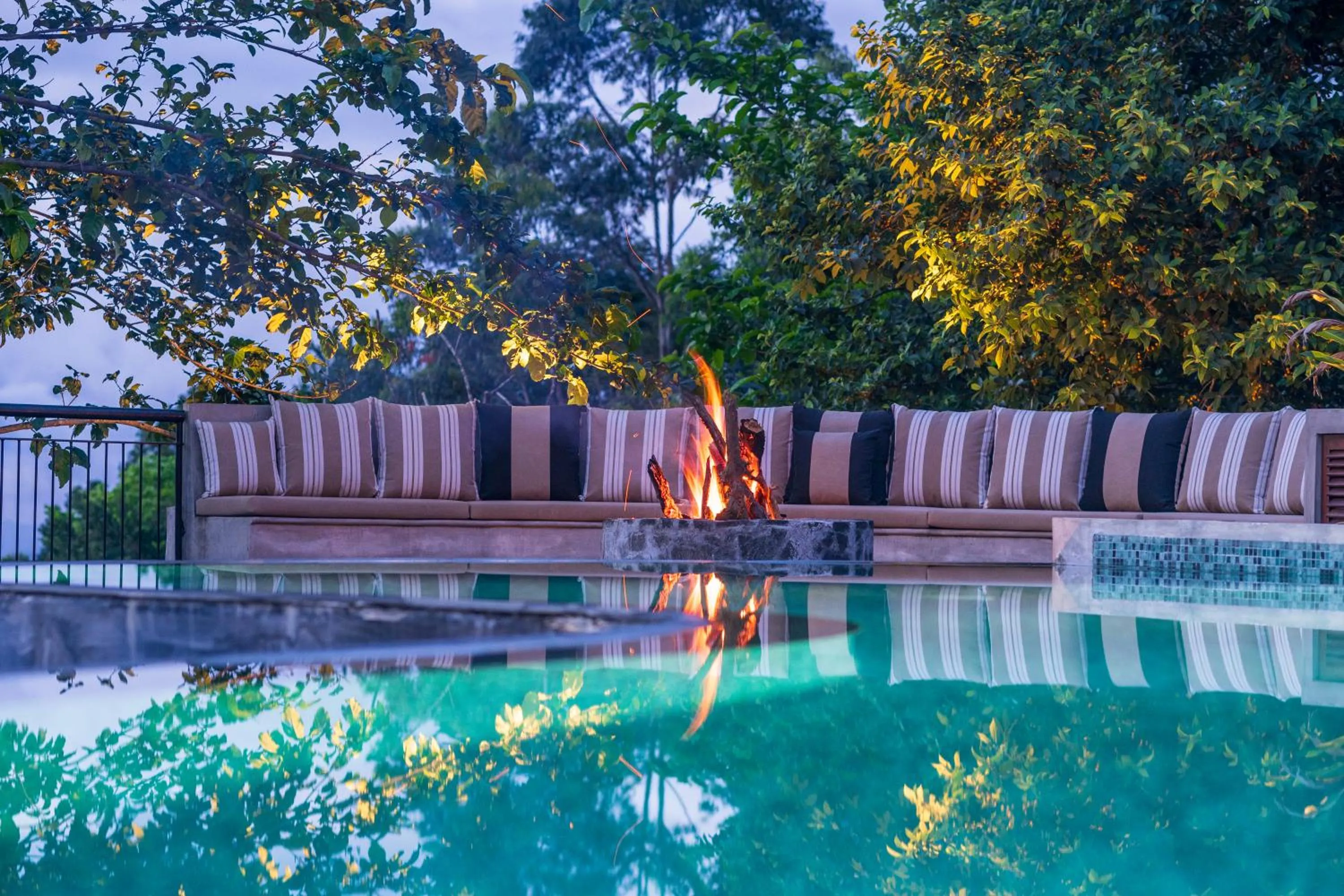 Pool view in Kandy Dendrobium House