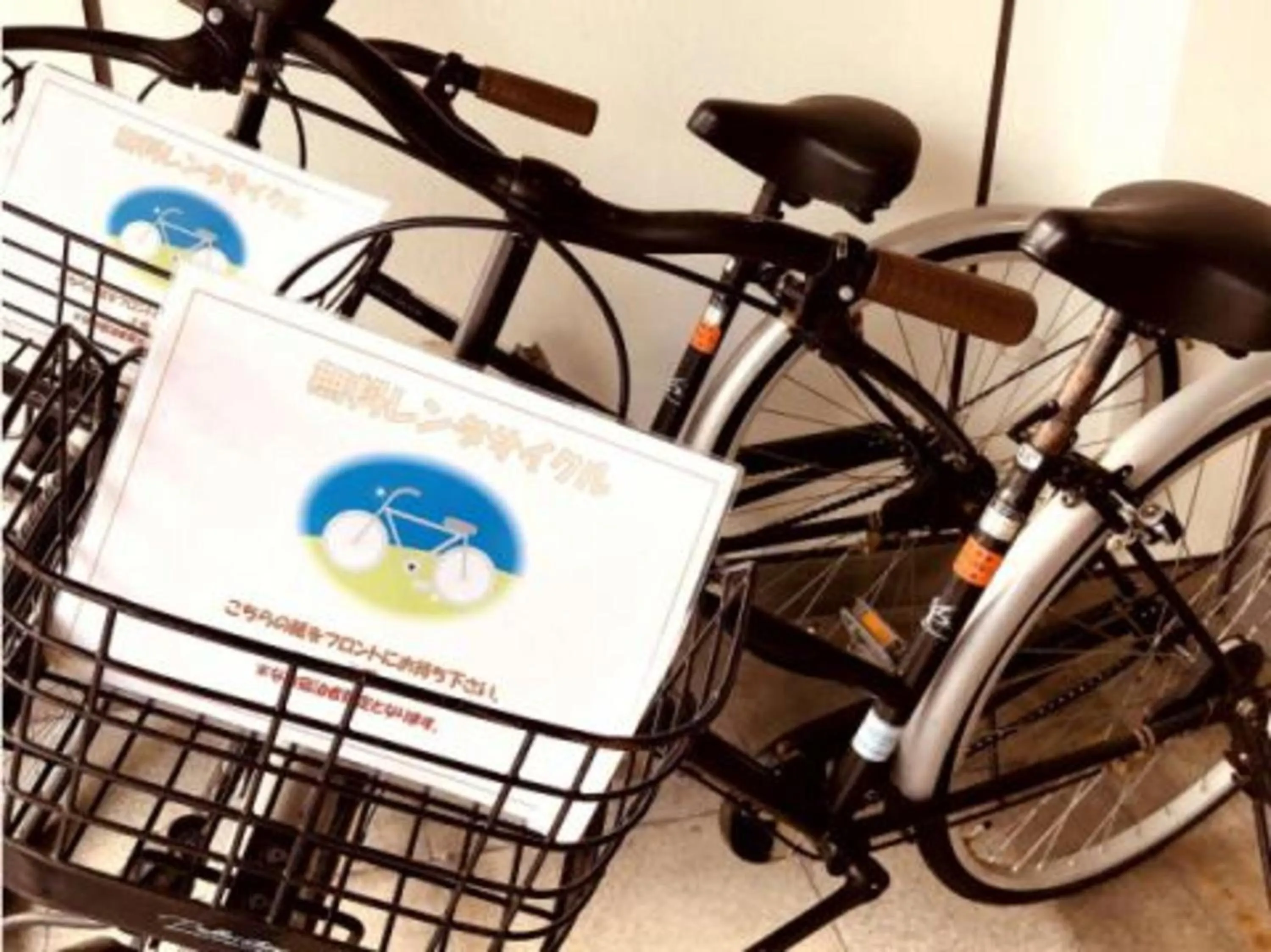 Cycling in Business Hotel Kawashima