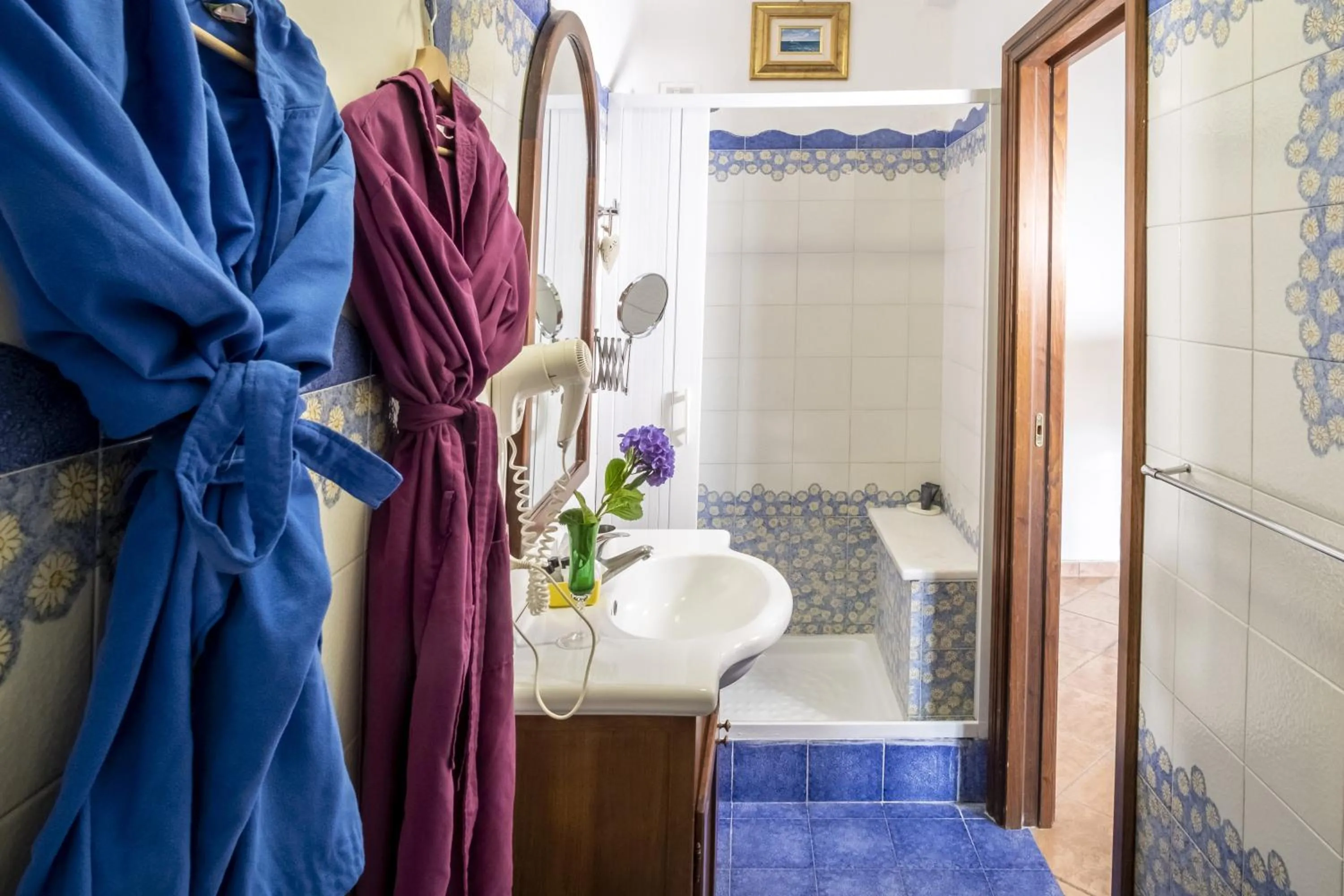 Shower in Villa Monica B&B