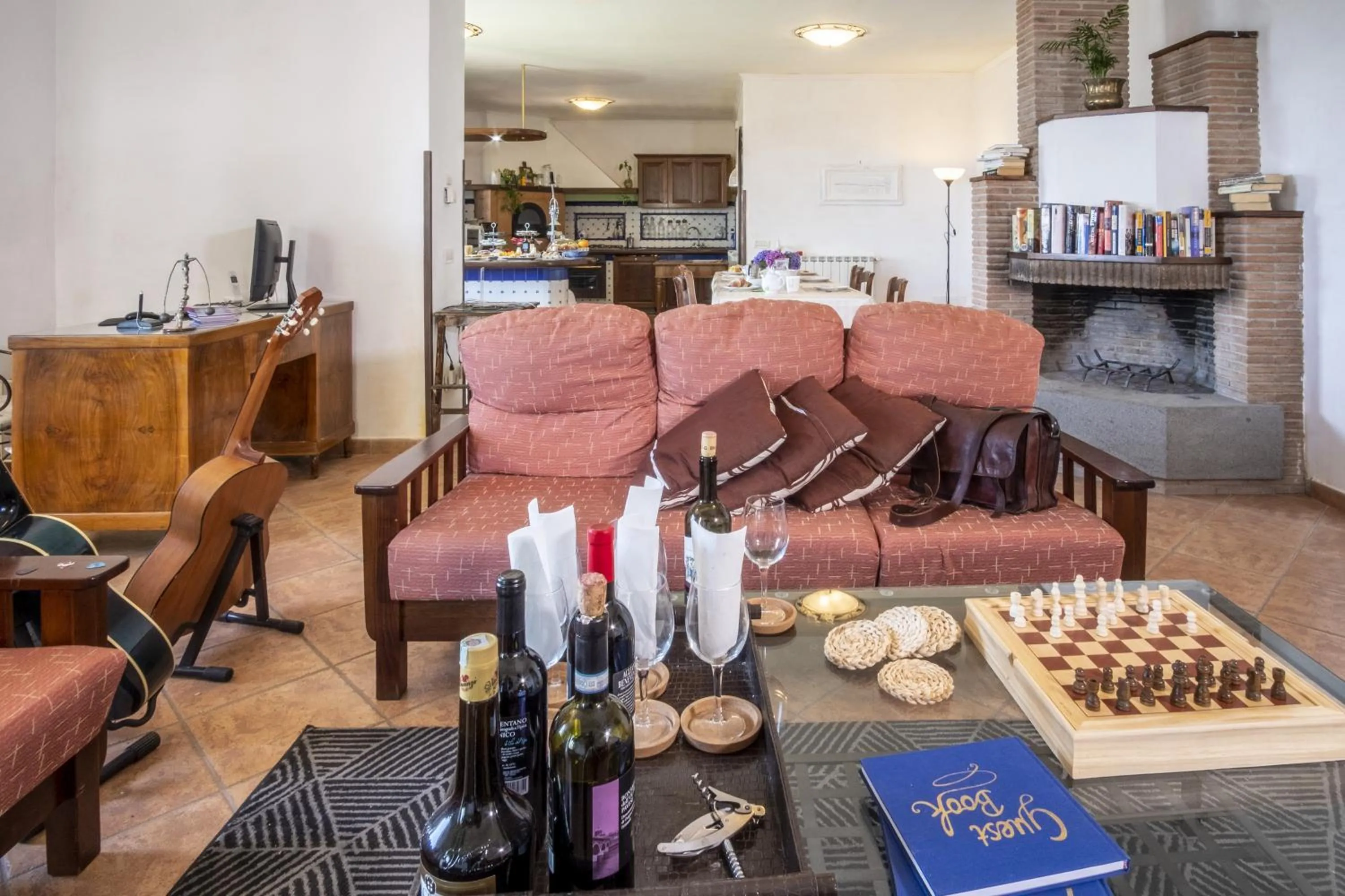 Lounge or bar in Villa Monica B&B
