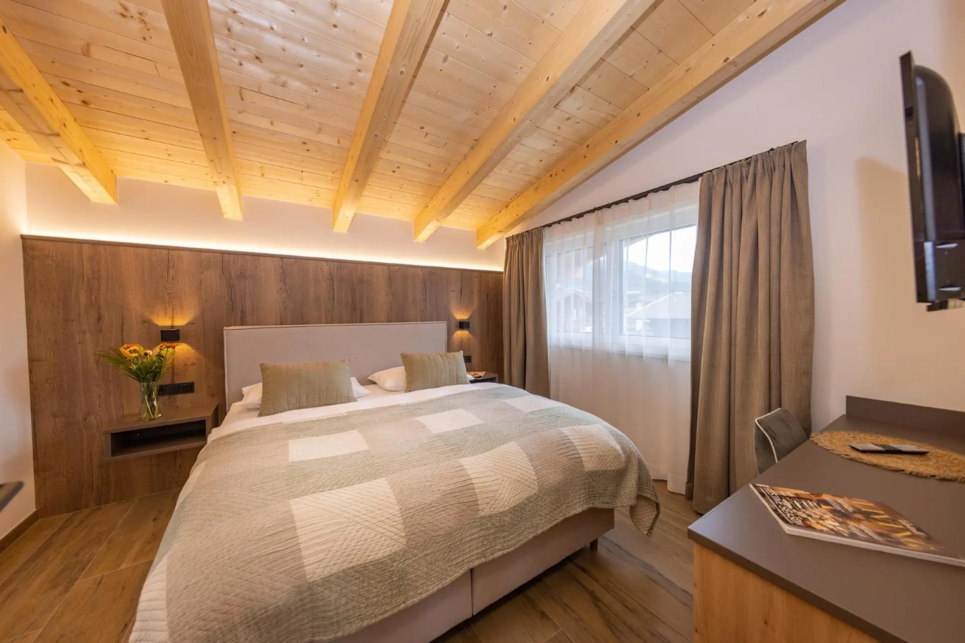 Bed in Lenni´s Apartments