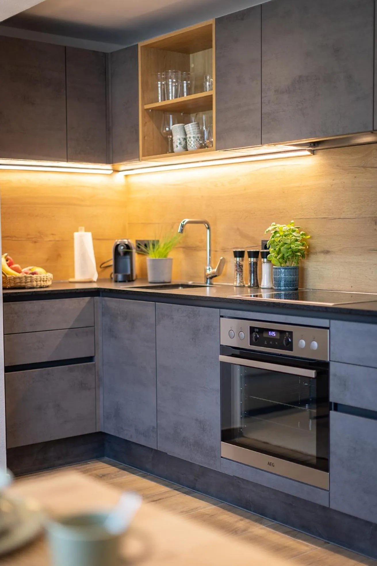 Kitchen or kitchenette in Lenni´s Apartments