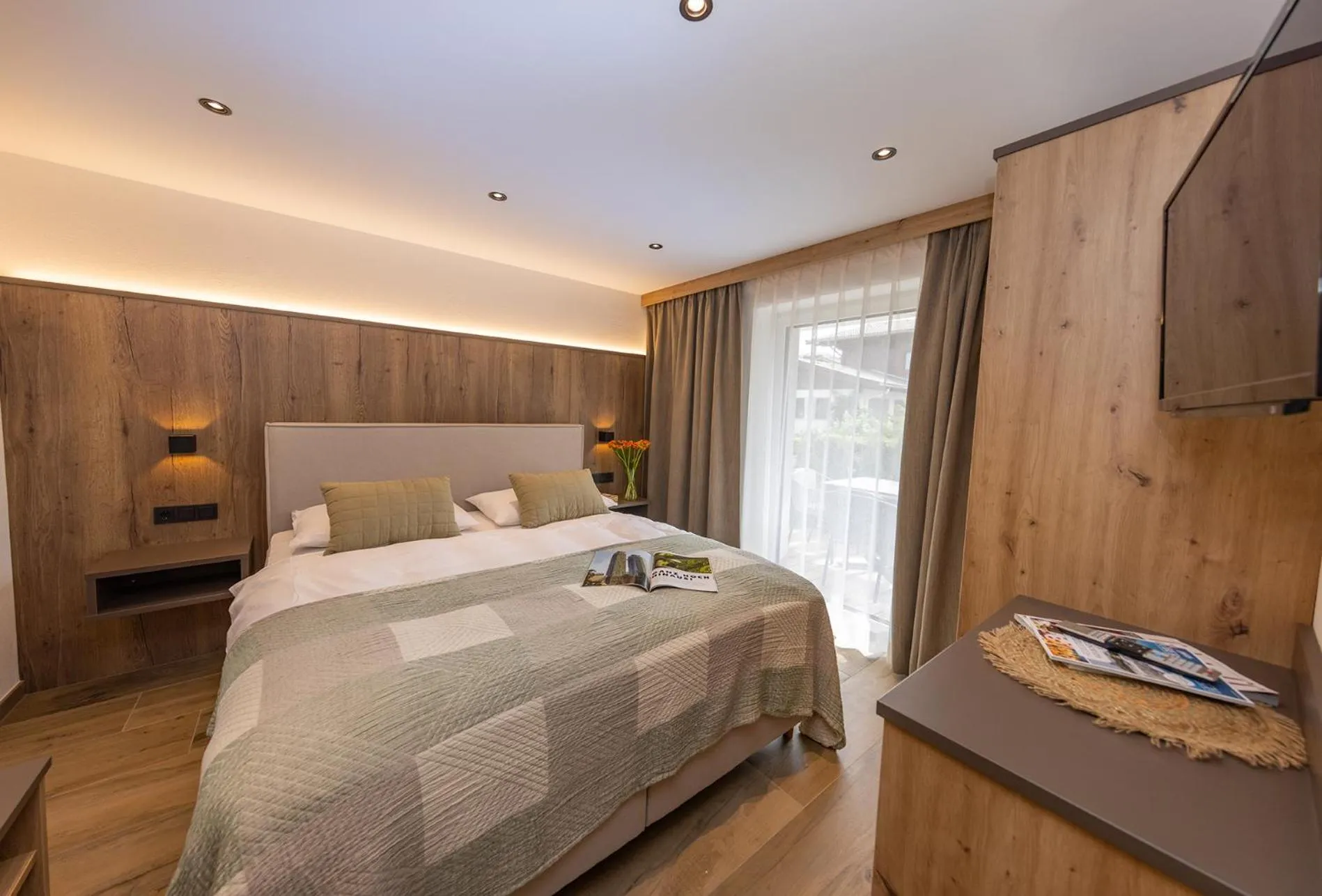 Bed in Lenni´s Apartments