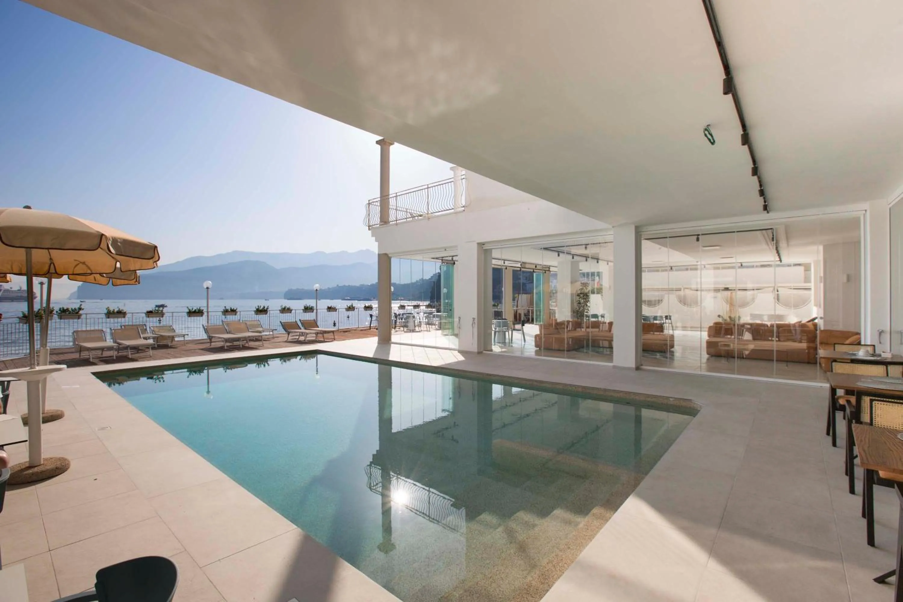 Pool view in Hotel Admiral