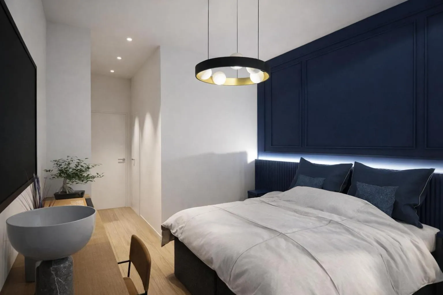 Photo of the whole room, Bed in Hotel Admiral