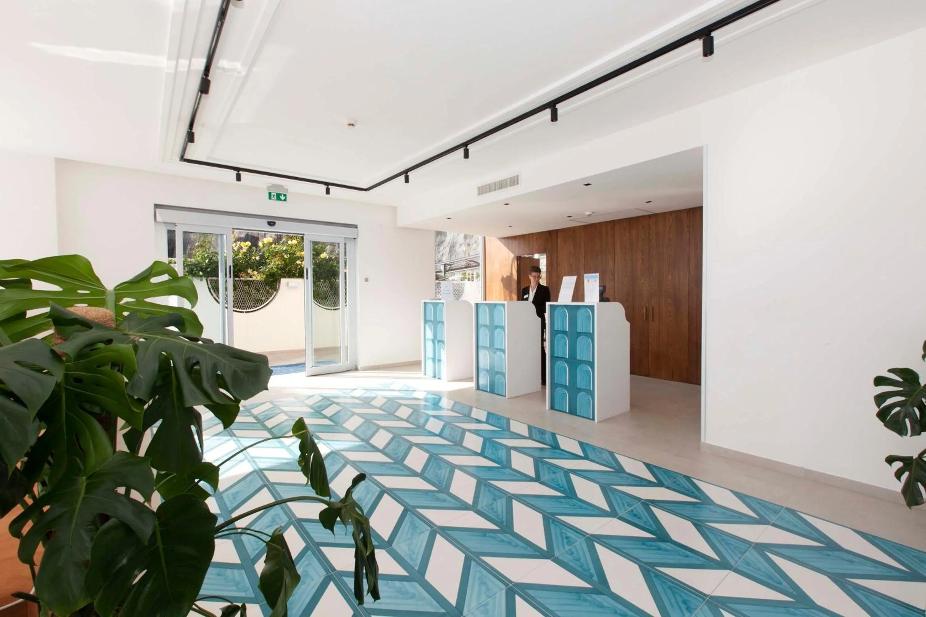 Lobby or reception in Hotel Admiral