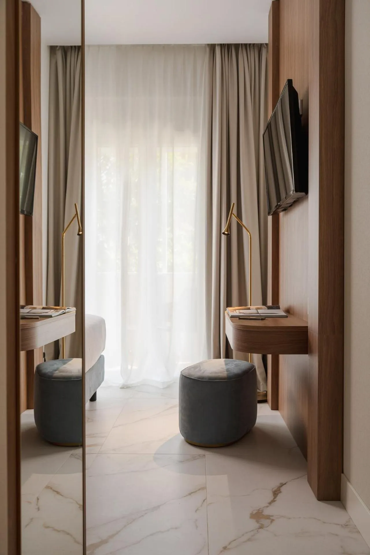 Communal lounge/ TV room in Parioli Hotel Rimini