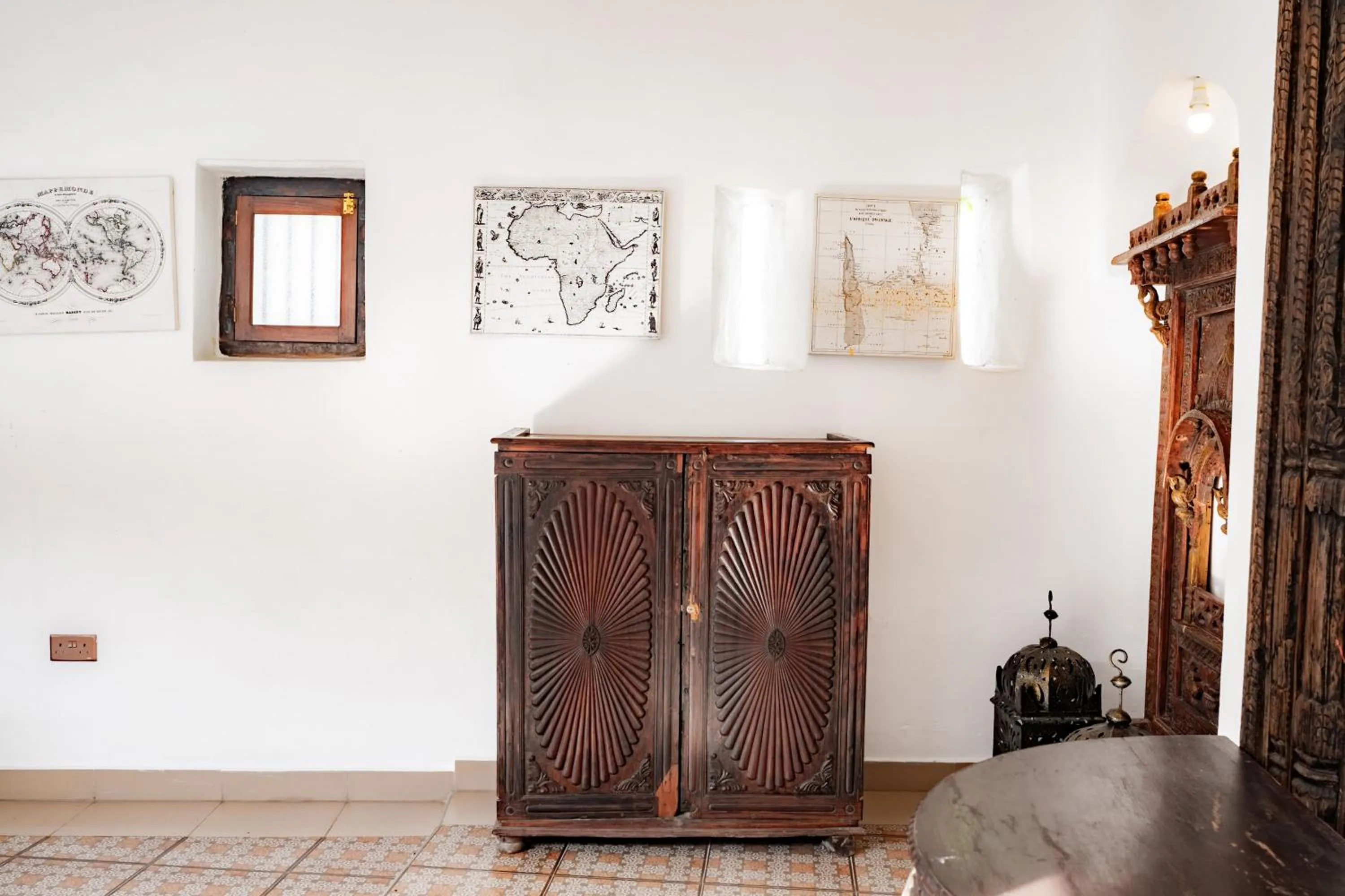 Decorative detail in Zanzi House