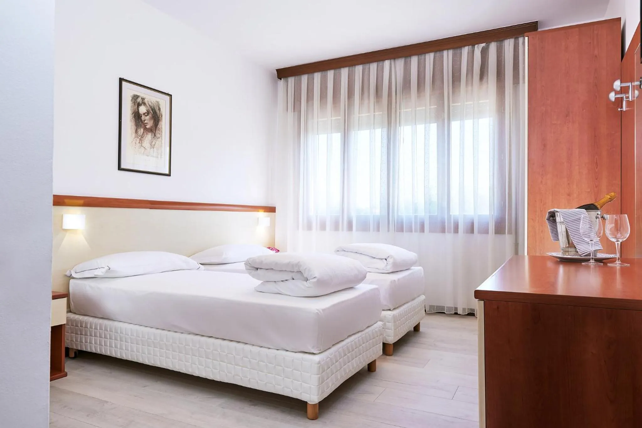 Bed in Hotel Due Ragni e Ristorante