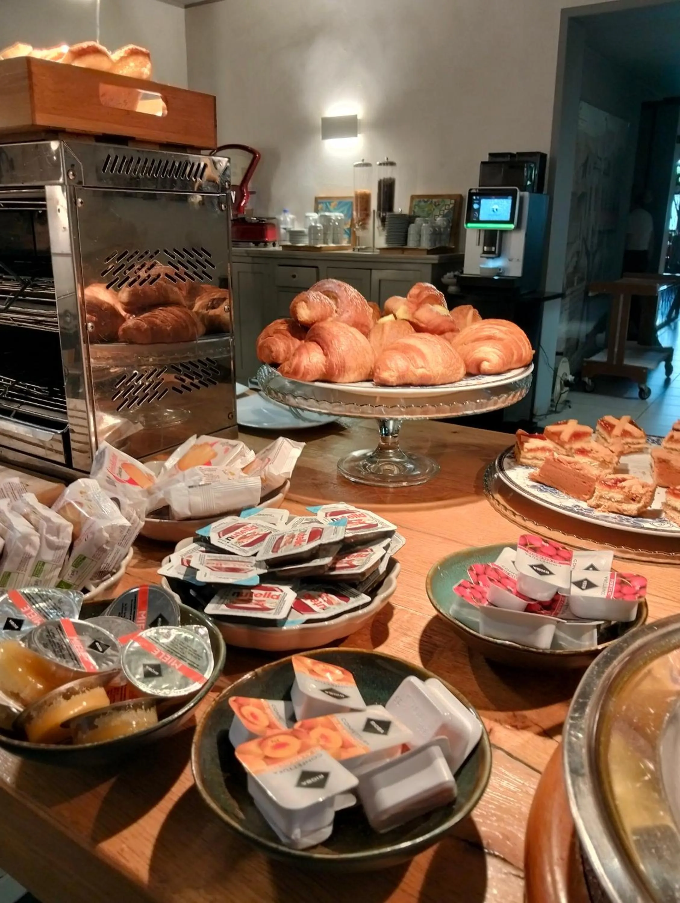 Continental breakfast in Hotel Due Ragni e Ristorante