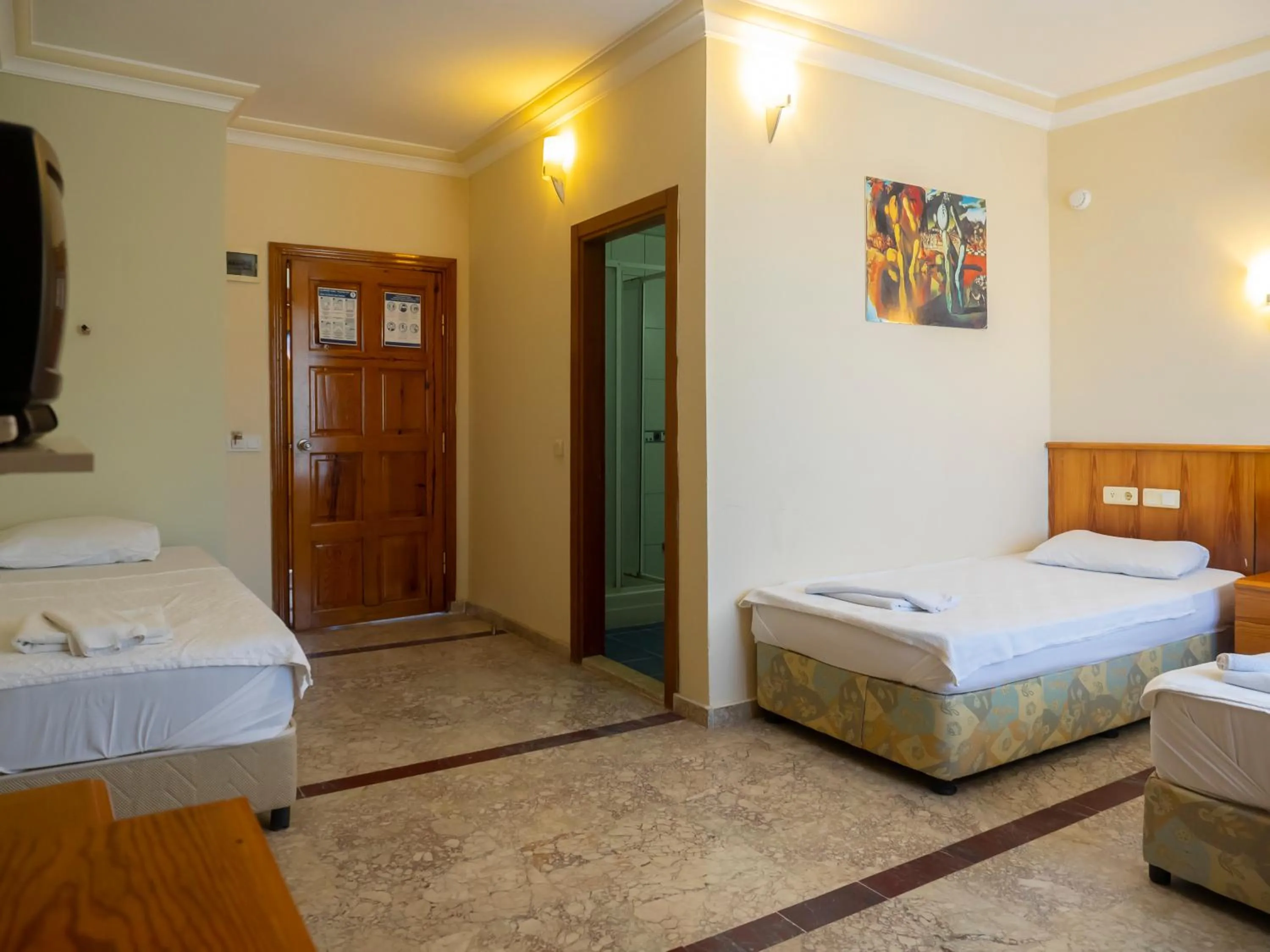 Bed in Tal Beach Hotel