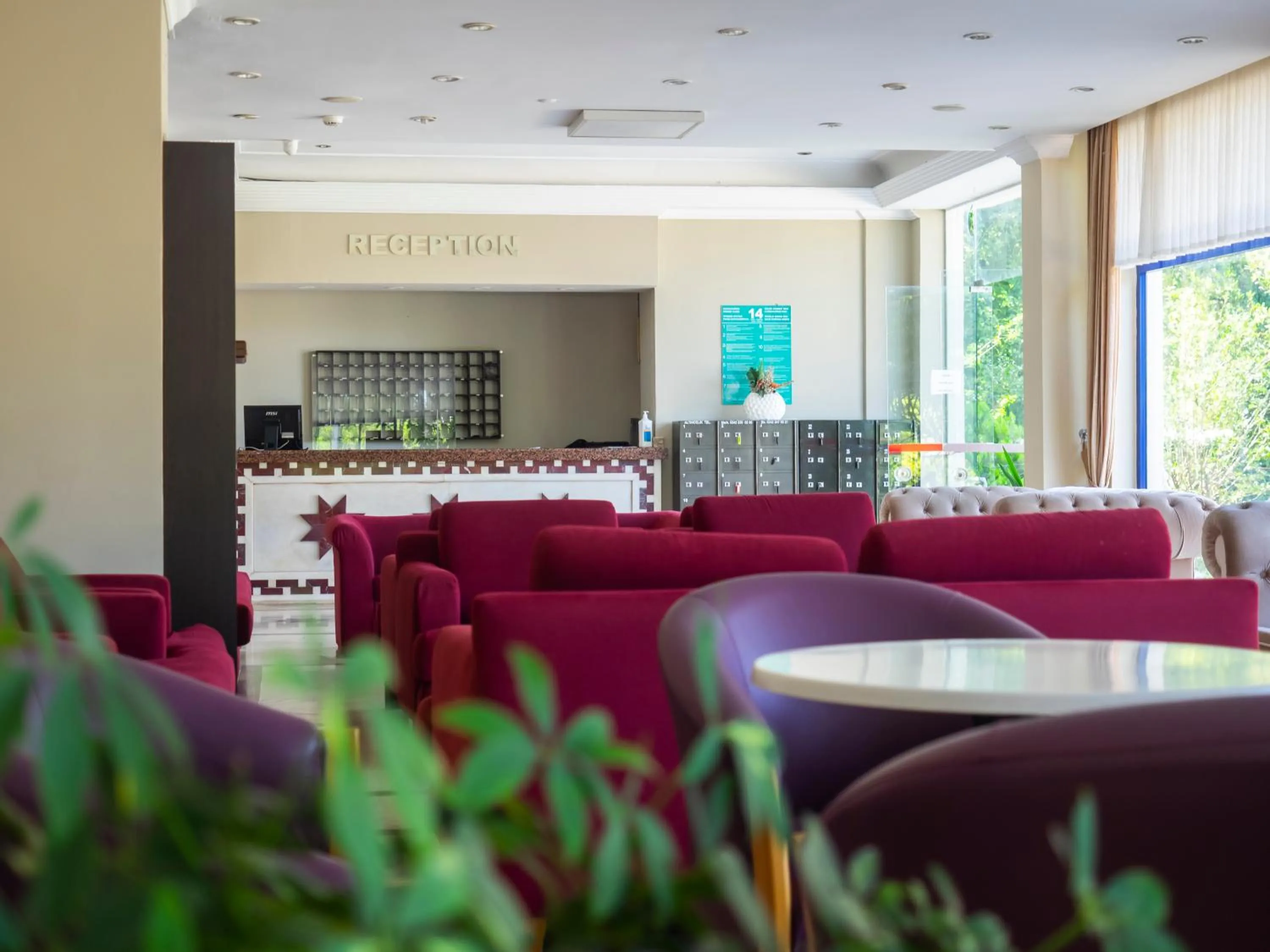 Lobby or reception in Tal Beach Hotel