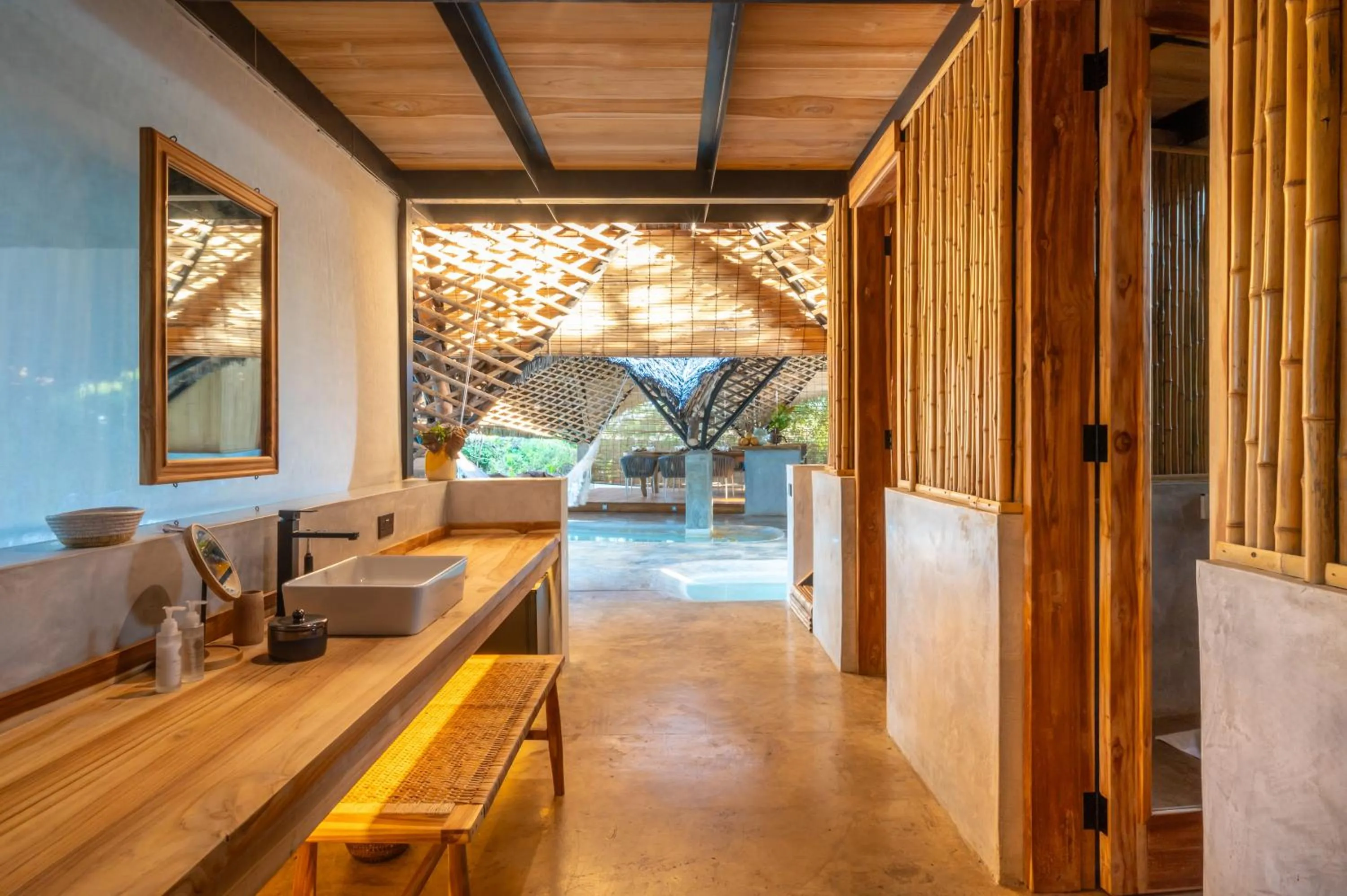 Bathroom in Bamboo Zanzibar