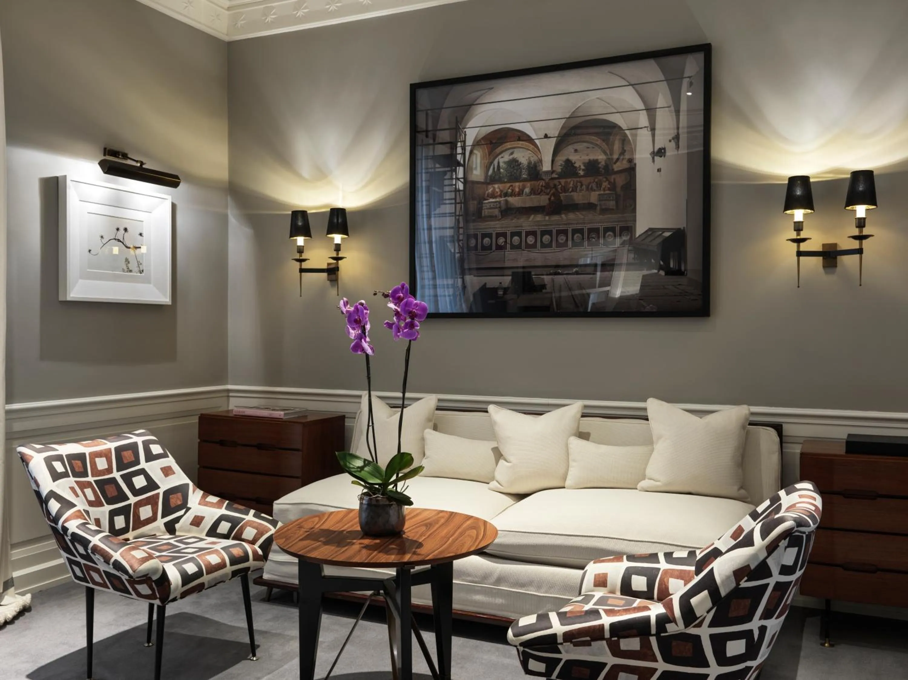 Living room in J.K. Place Roma - The Leading Hotels of the World