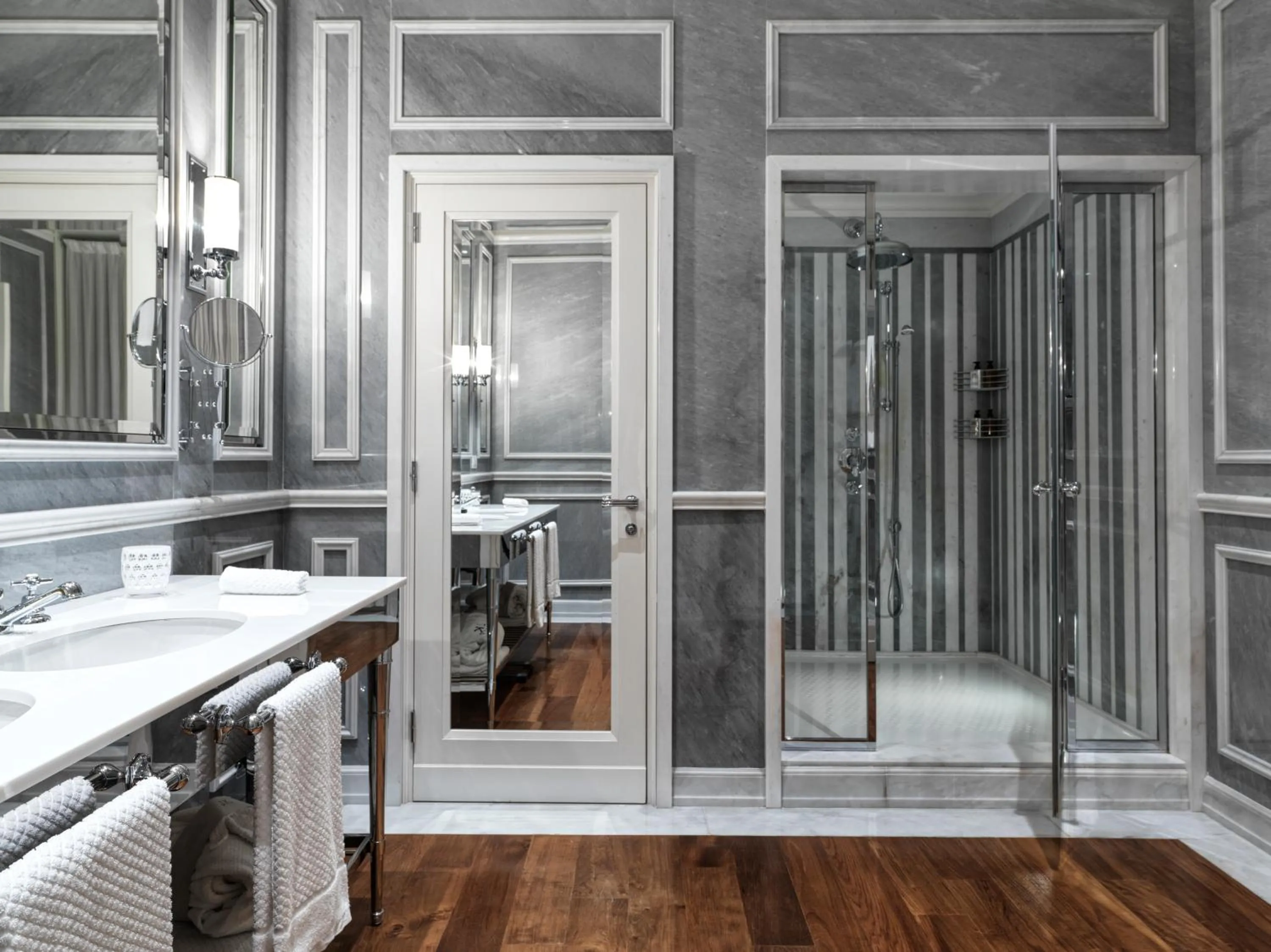 Shower in J.K. Place Roma - The Leading Hotels of the World