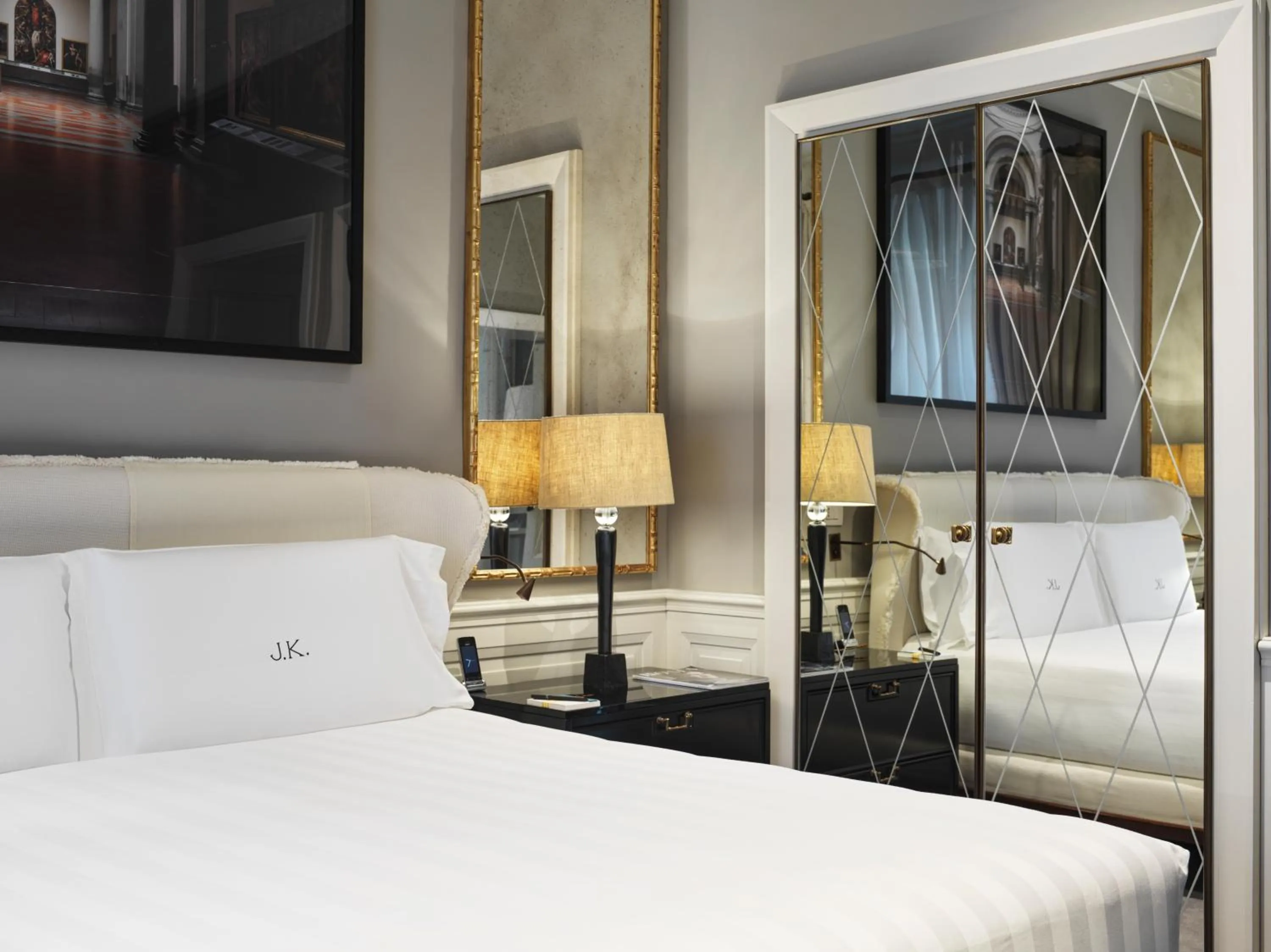 Bedroom, Bed in J.K. Place Roma - The Leading Hotels of the World