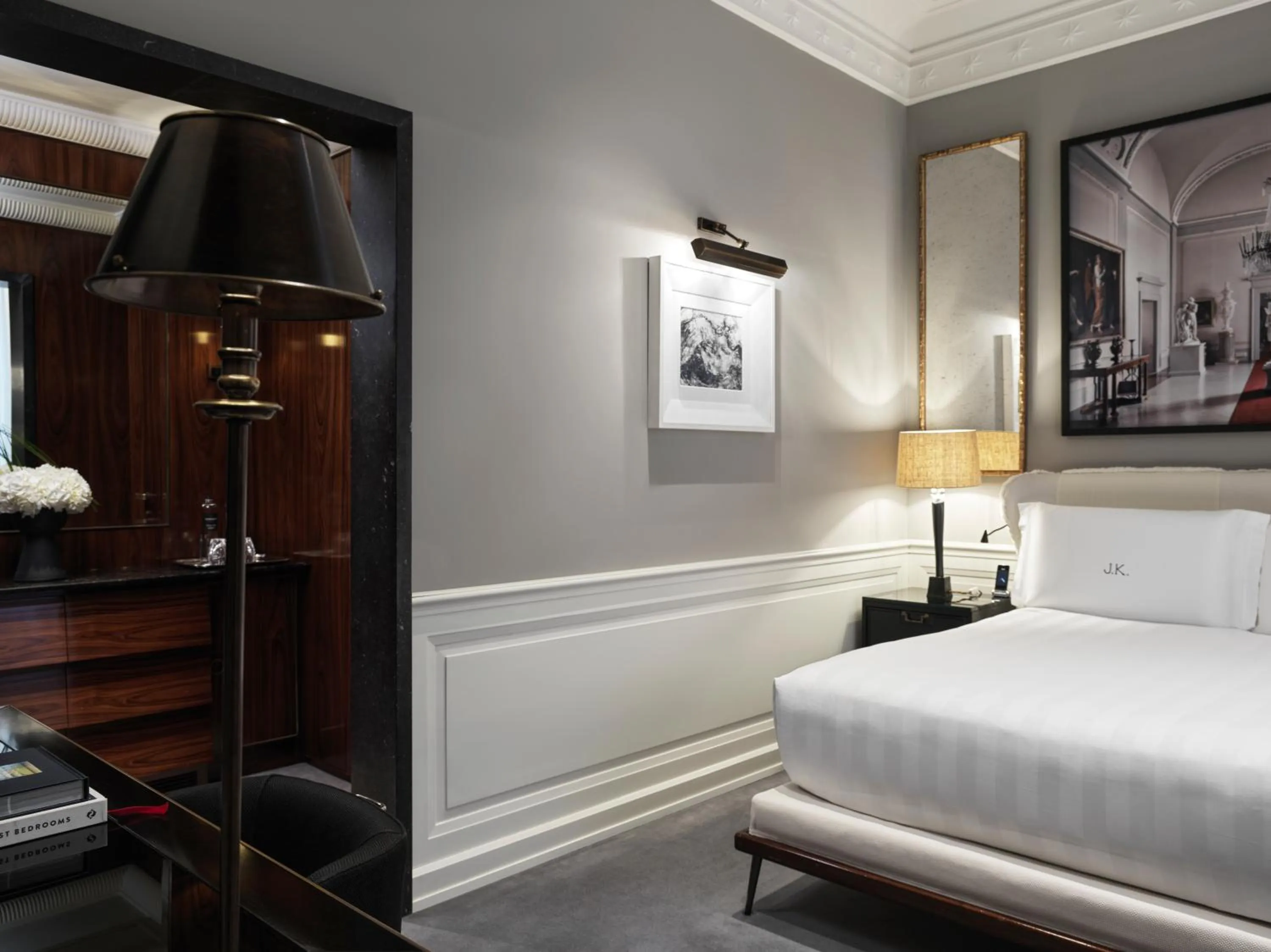 Bedroom, Bed in J.K. Place Roma - The Leading Hotels of the World