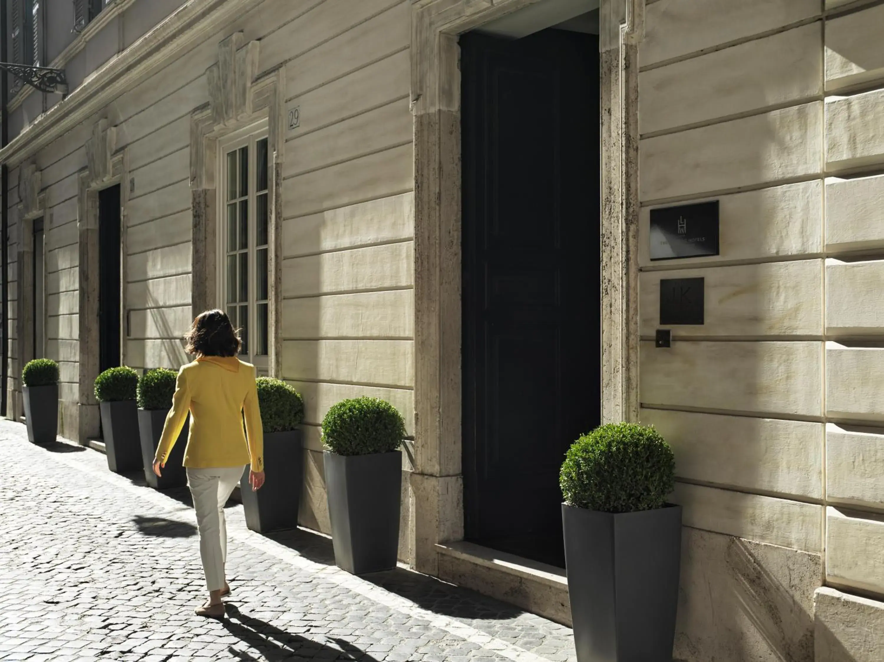 Facade/entrance in J.K. Place Roma - The Leading Hotels of the World Facade/entrance in J.K. Place Roma - The Leading Hotels of the World