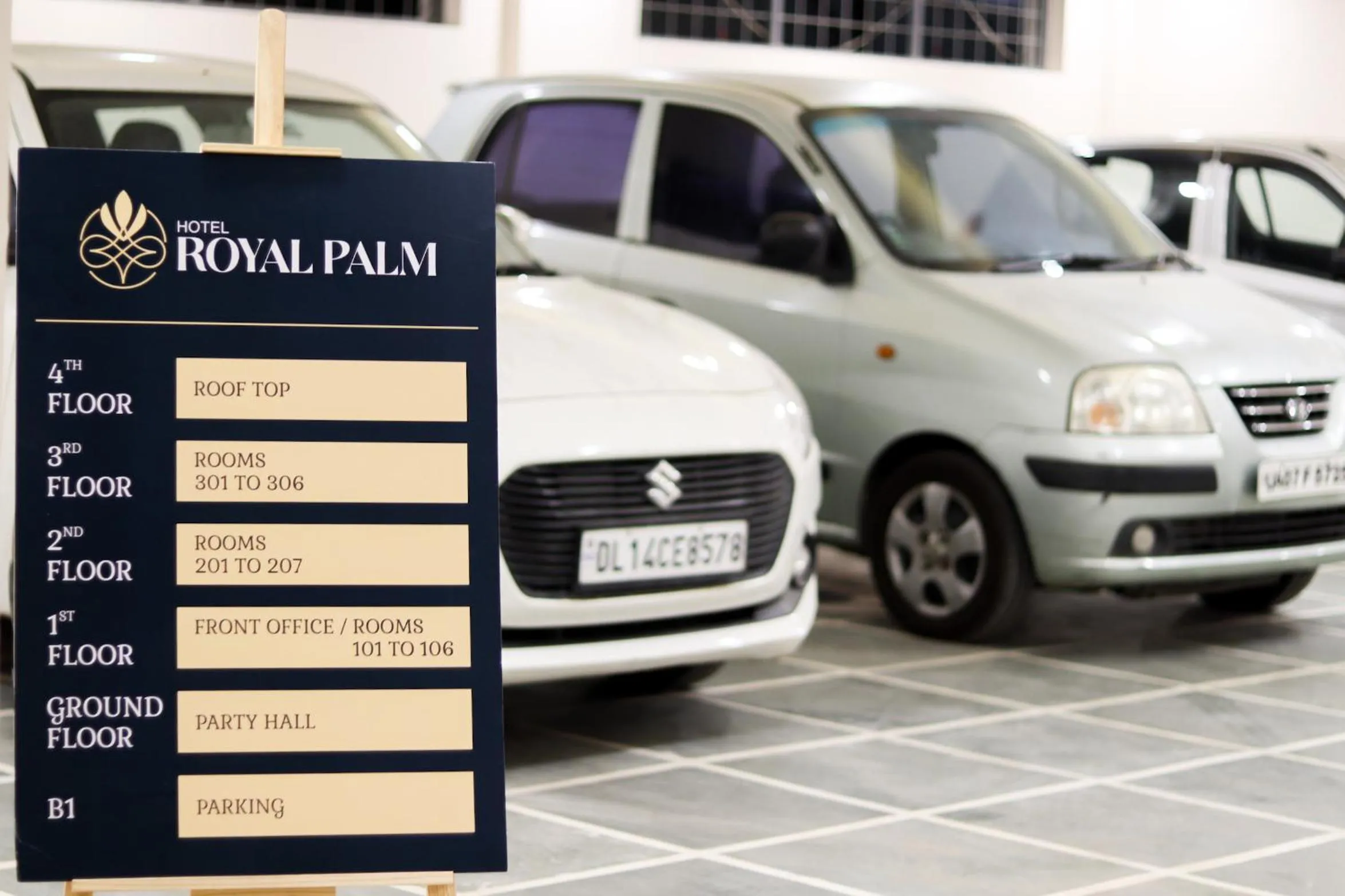 Parking in Hotel Royal Palm Dehradun