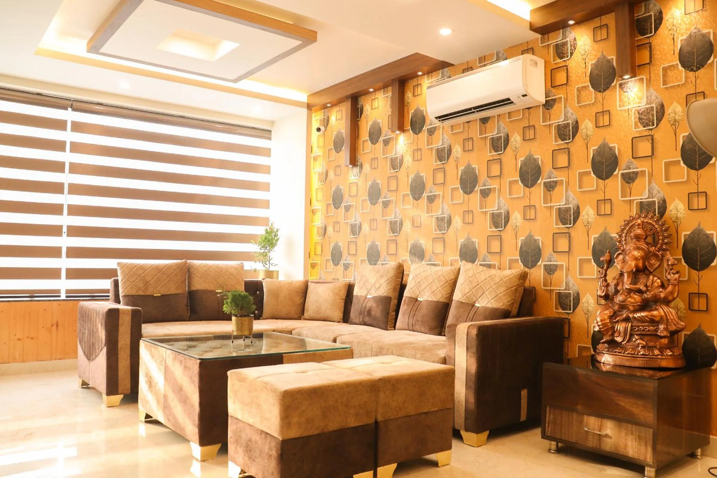 Seating area in Hotel Royal Palm Dehradun