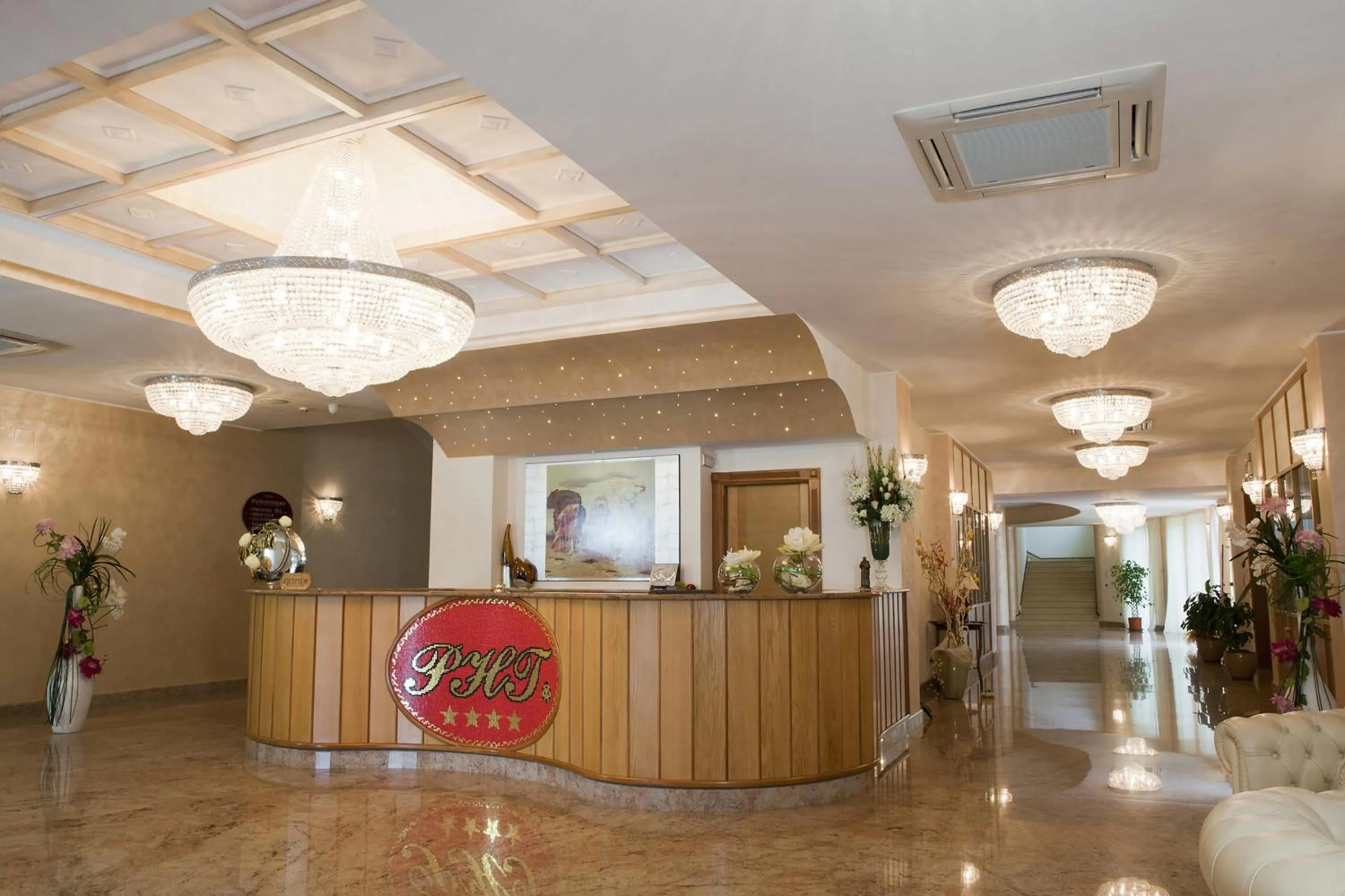 Lobby or reception in Park Hotel Tyrrenian