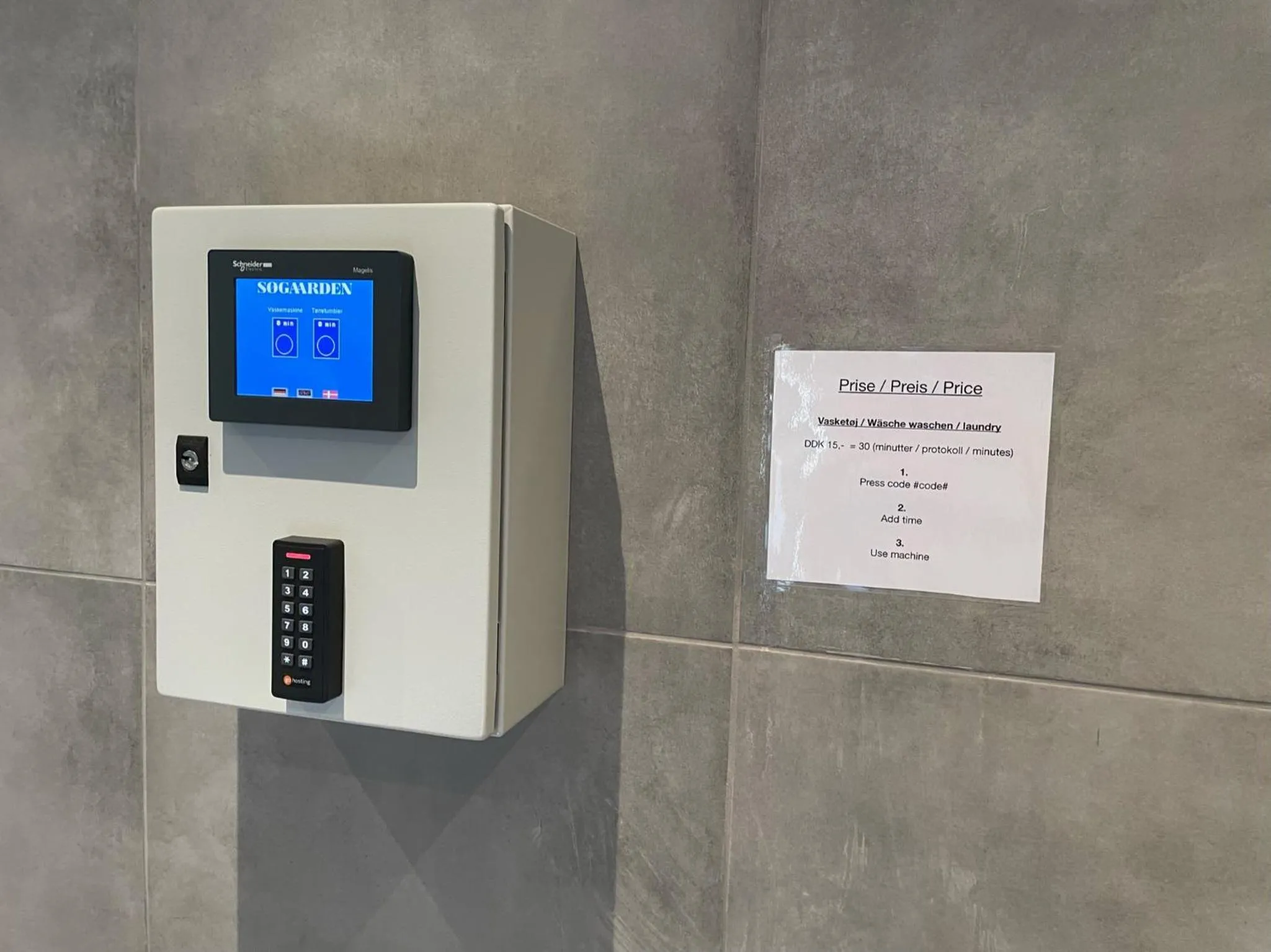 laundry in SØGAARDEN - Hotel & SøCamp