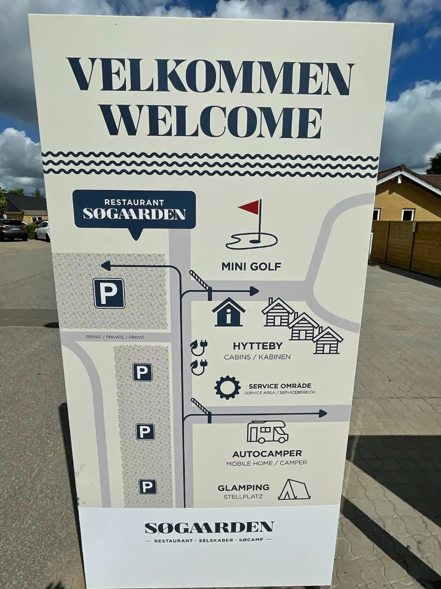 Facade/entrance in SØGAARDEN - Hotel & SøCamp