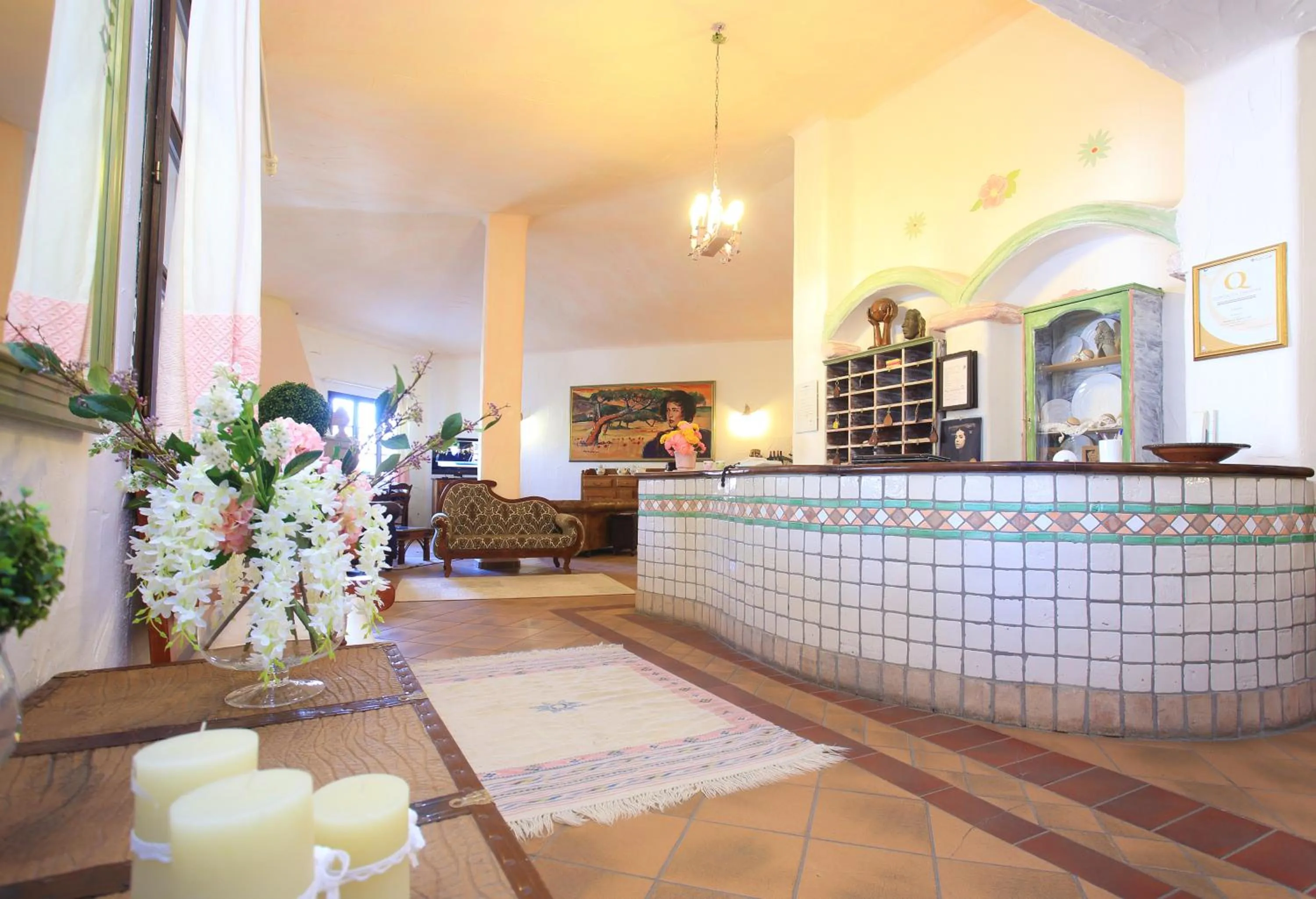 Lobby or reception in Hotel Ristorante S'Astore