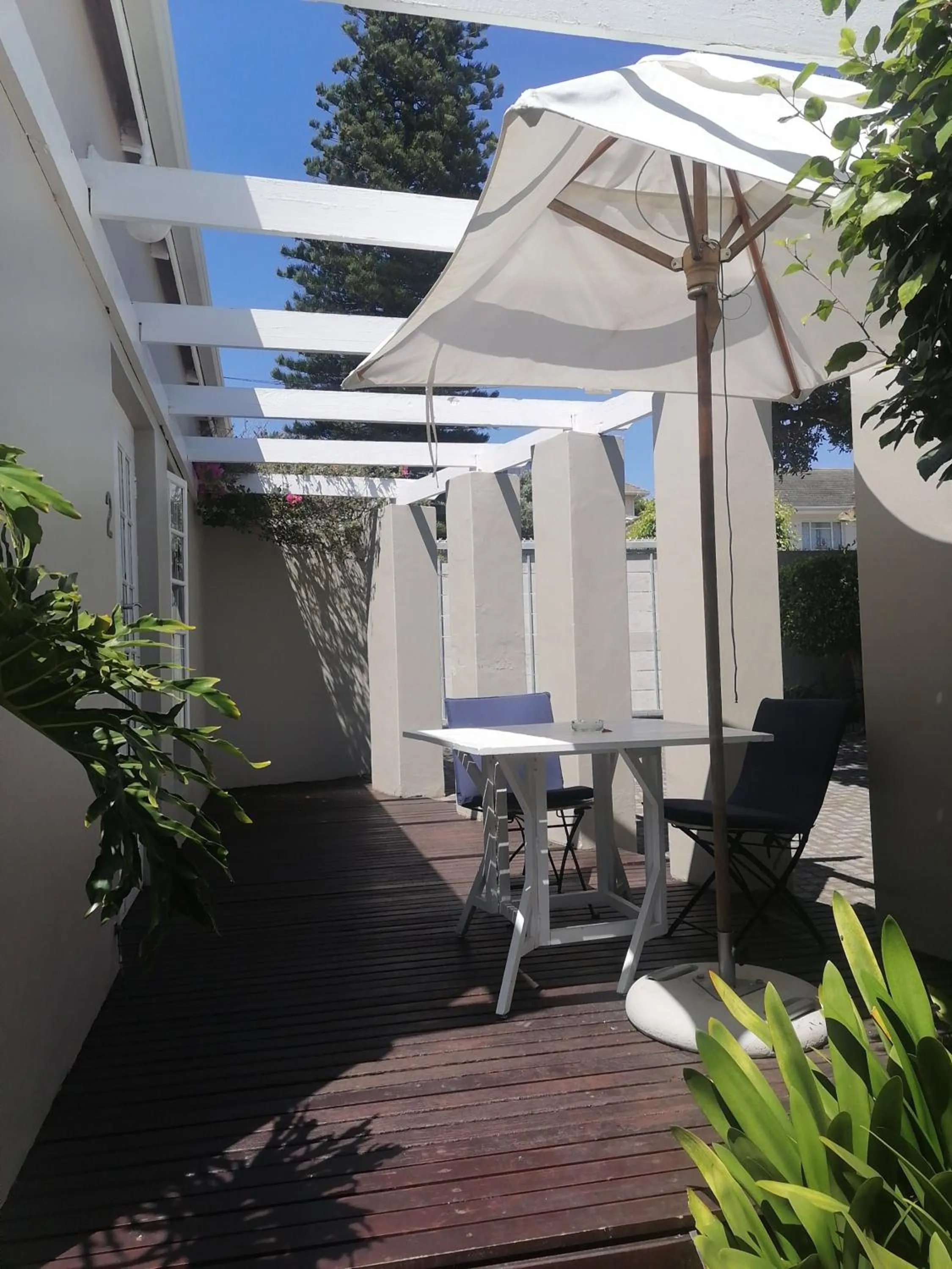 Patio in Conifer Beach House
