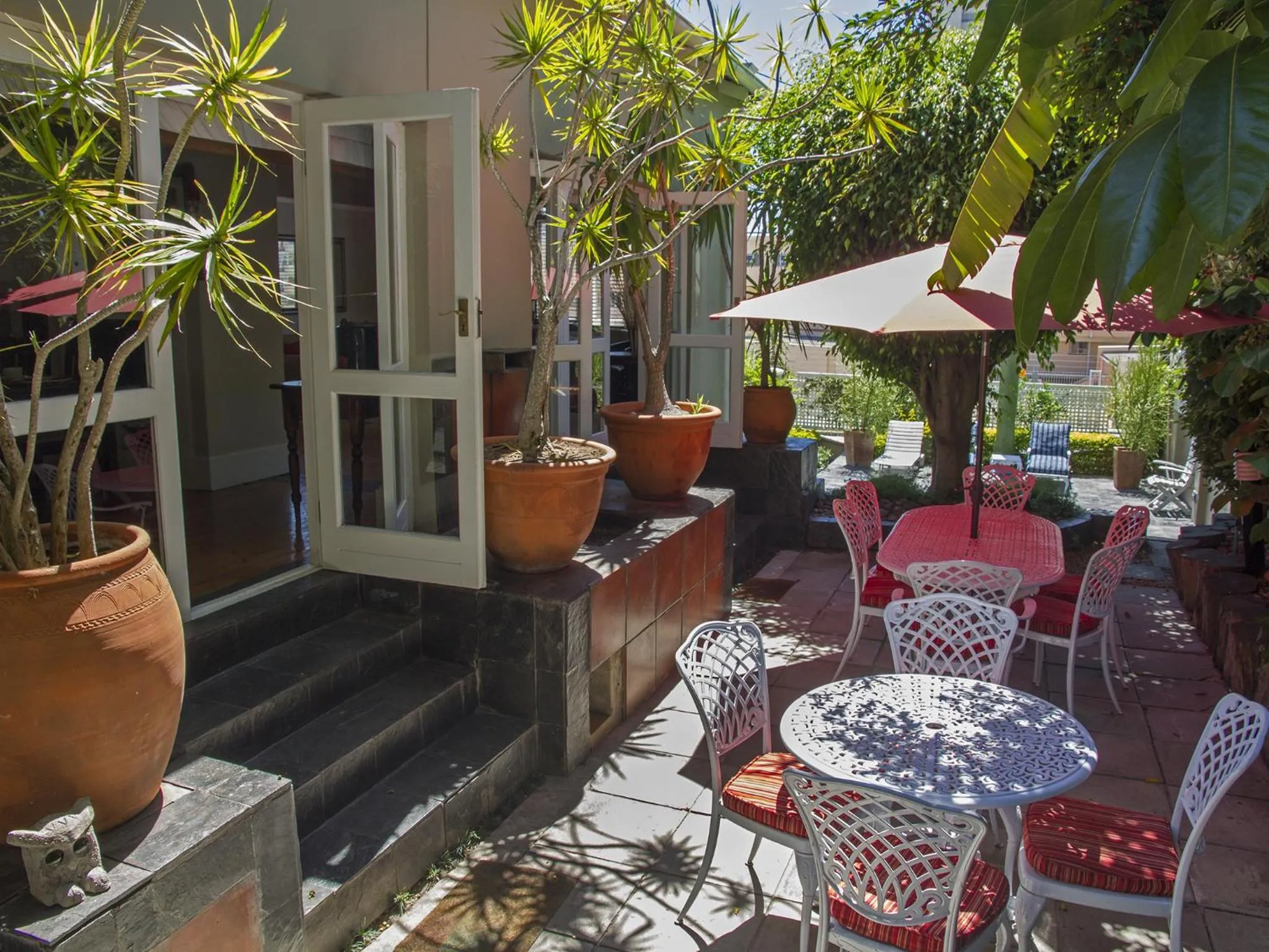 Patio in Conifer Beach House
