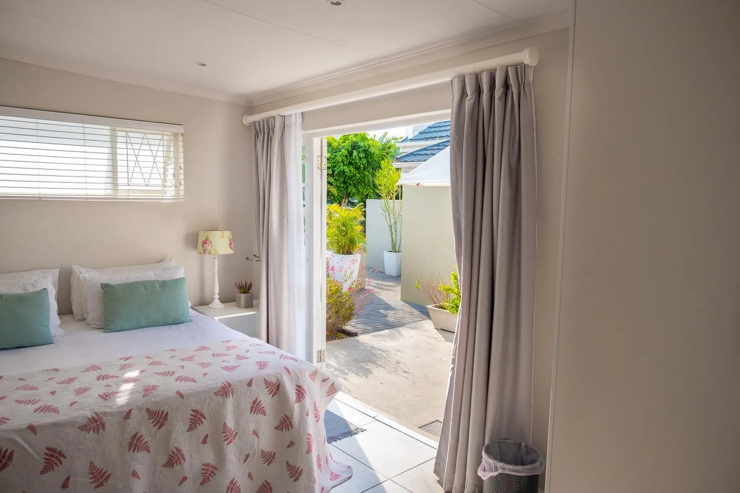 Bed in Conifer Beach House