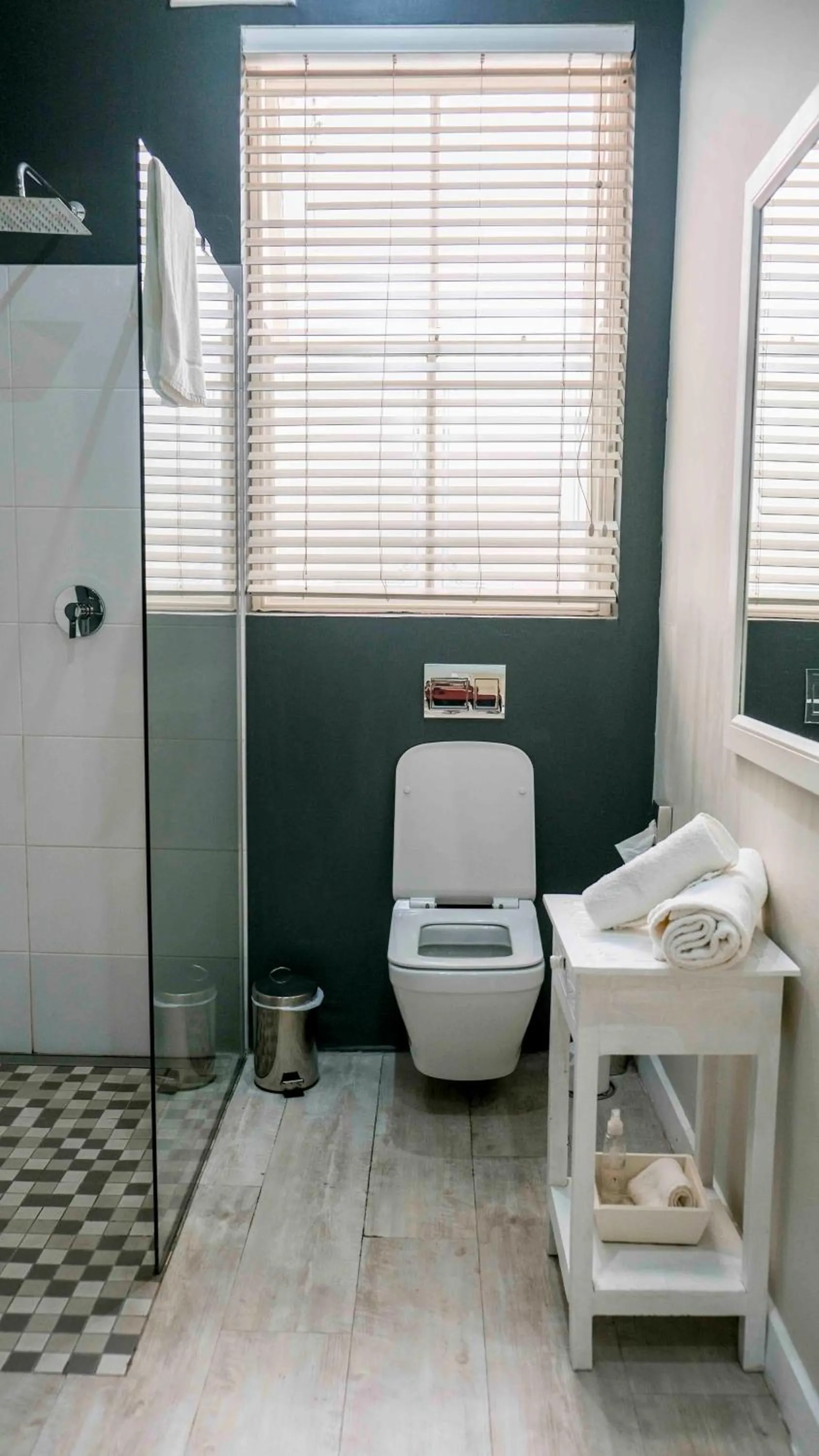 Toilet in Conifer Beach House