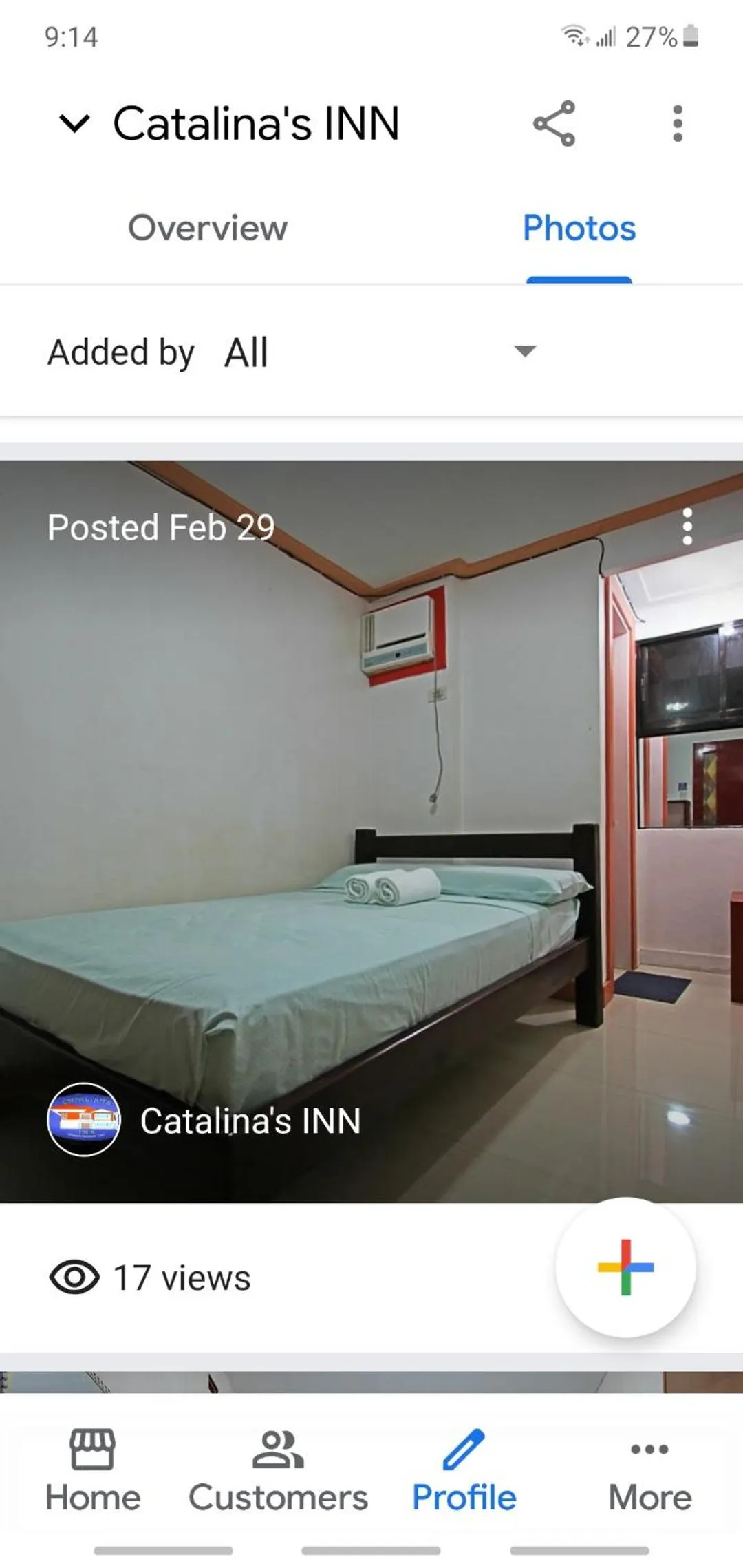 Bed in Catalinas inn