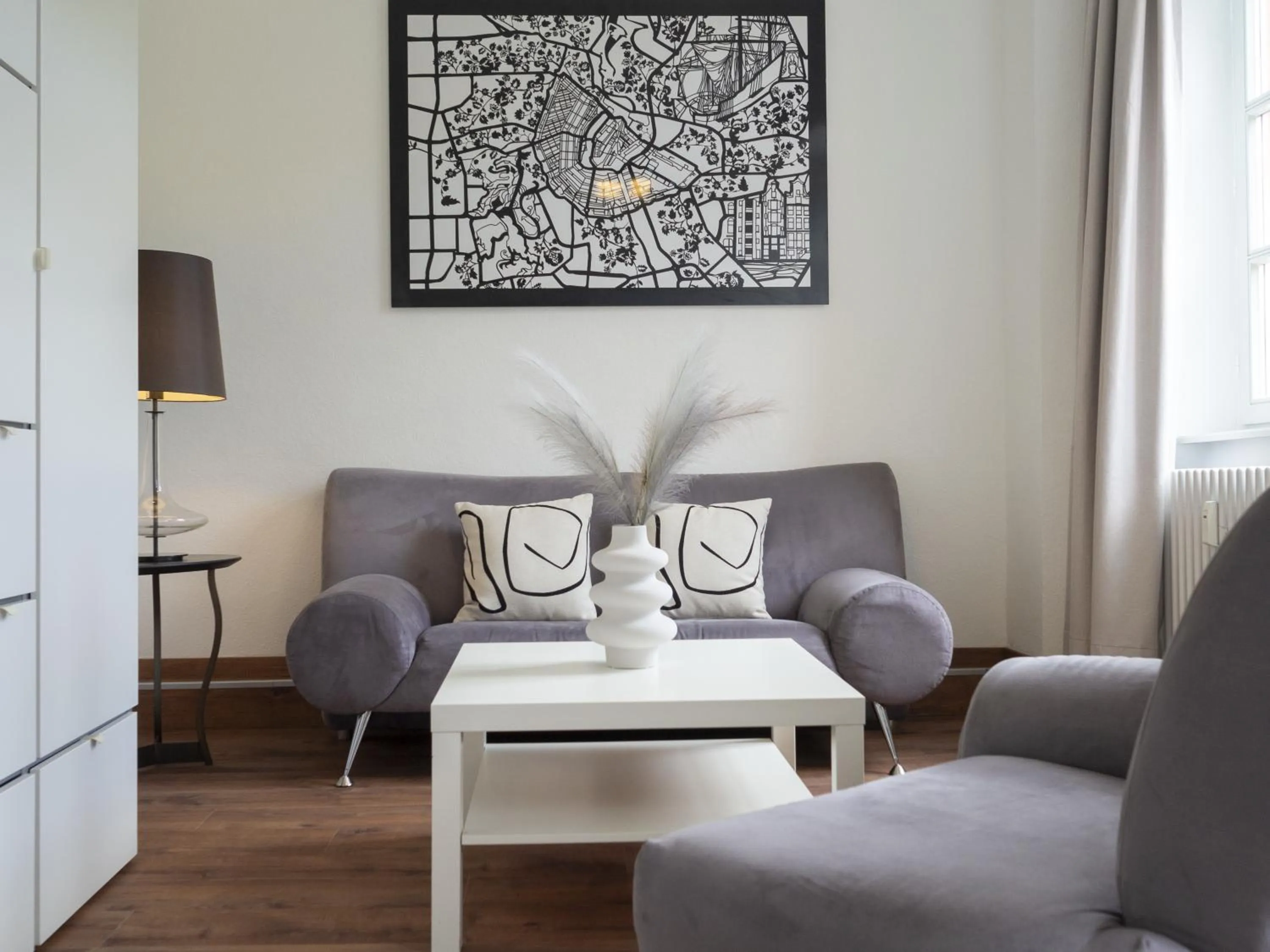 Seating area in Hotel Lekker