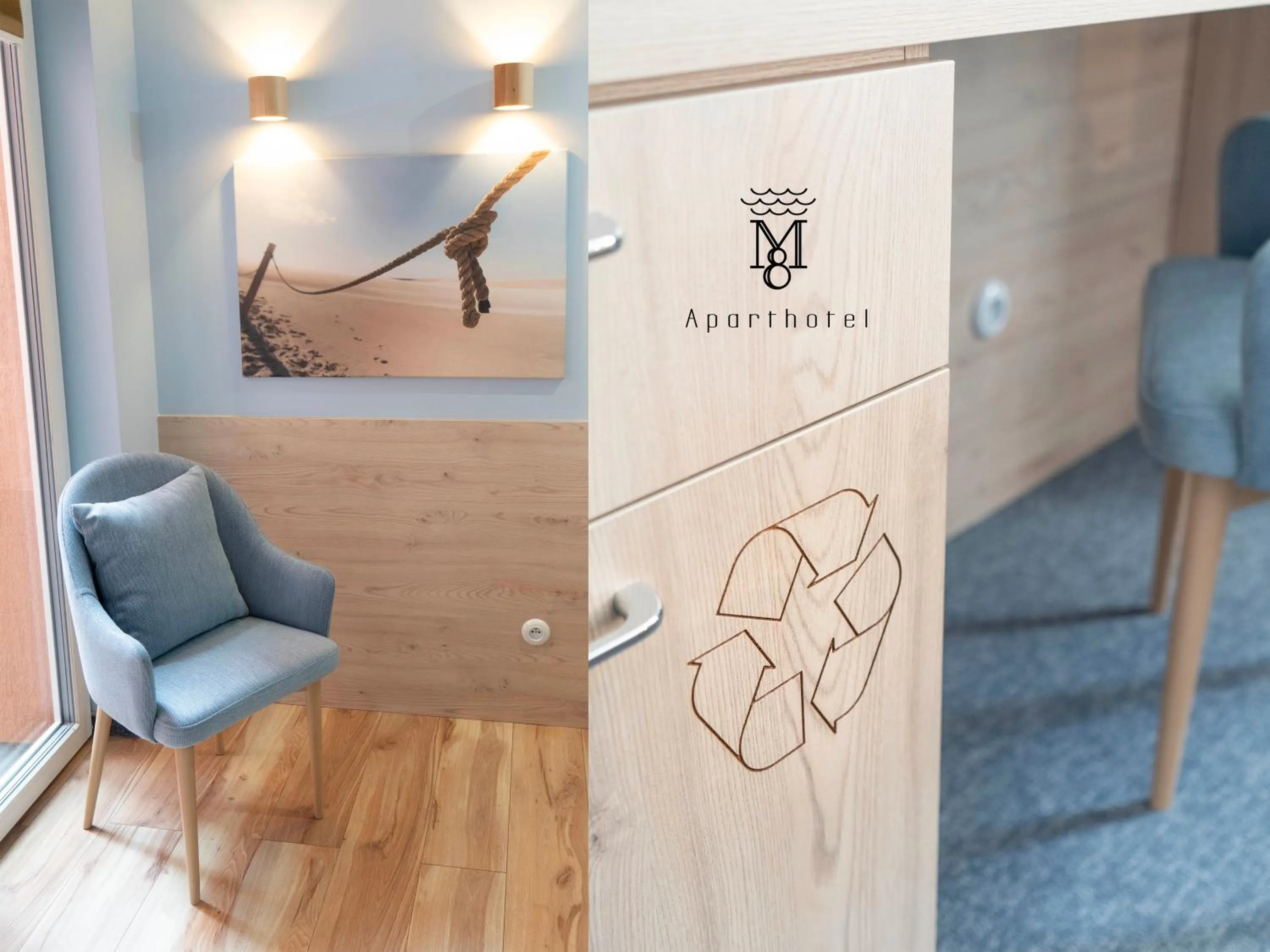 Balcony/Terrace in Mariensztat 8 Hotel