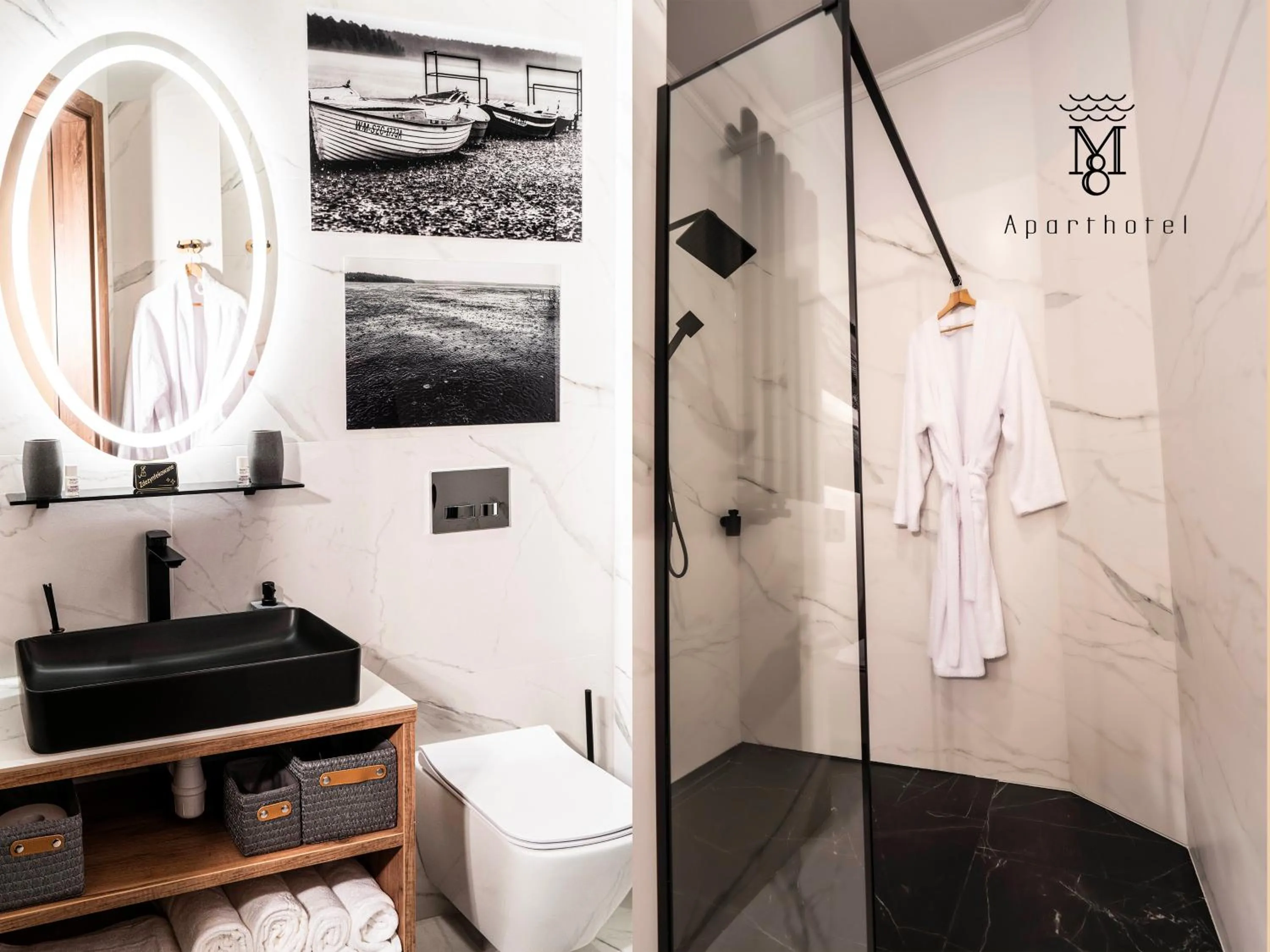 Shower in Mariensztat 8 Hotel